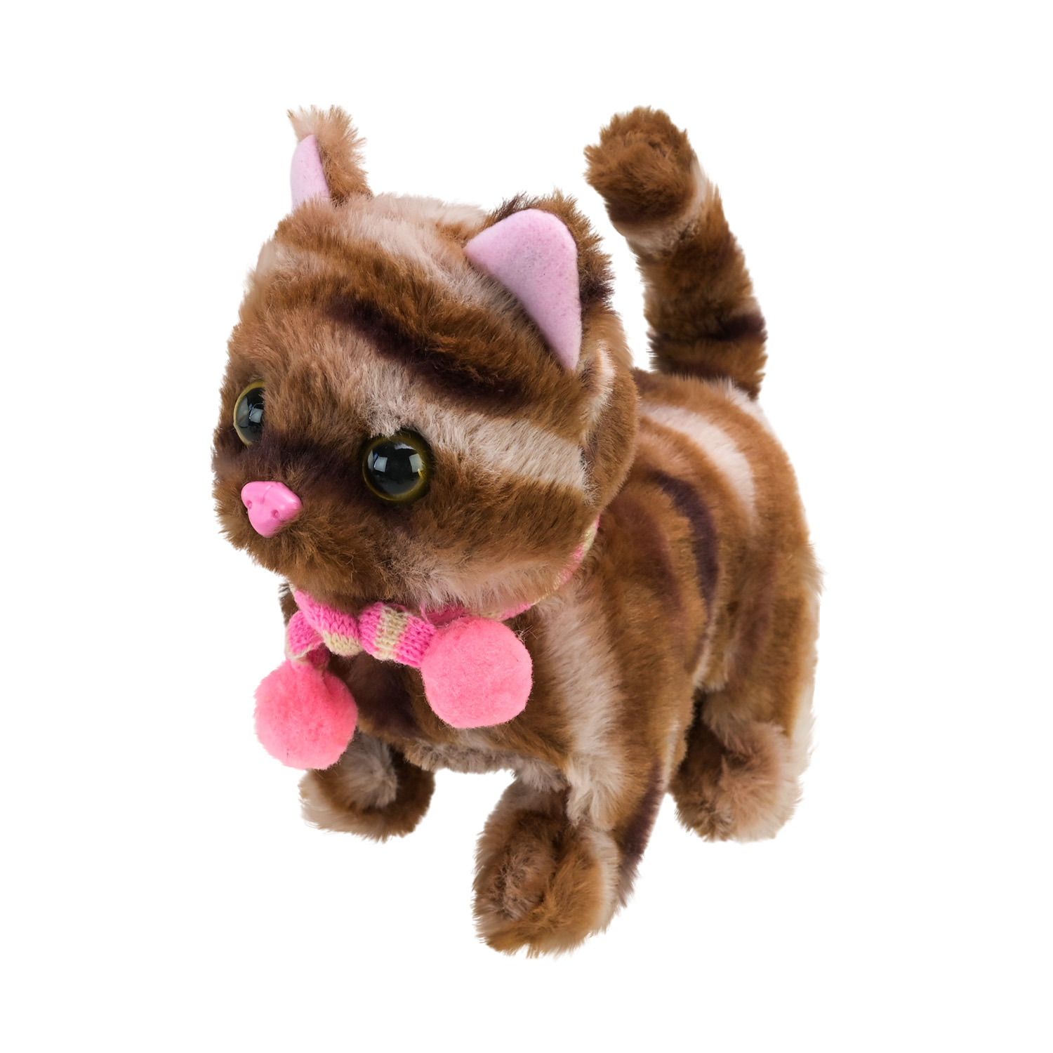 М'яка інтерактивна арт. C23914 (120шт) кошеня ходить, нявкає, рухає головою і хвостом 4 мікс 15*8*16см
