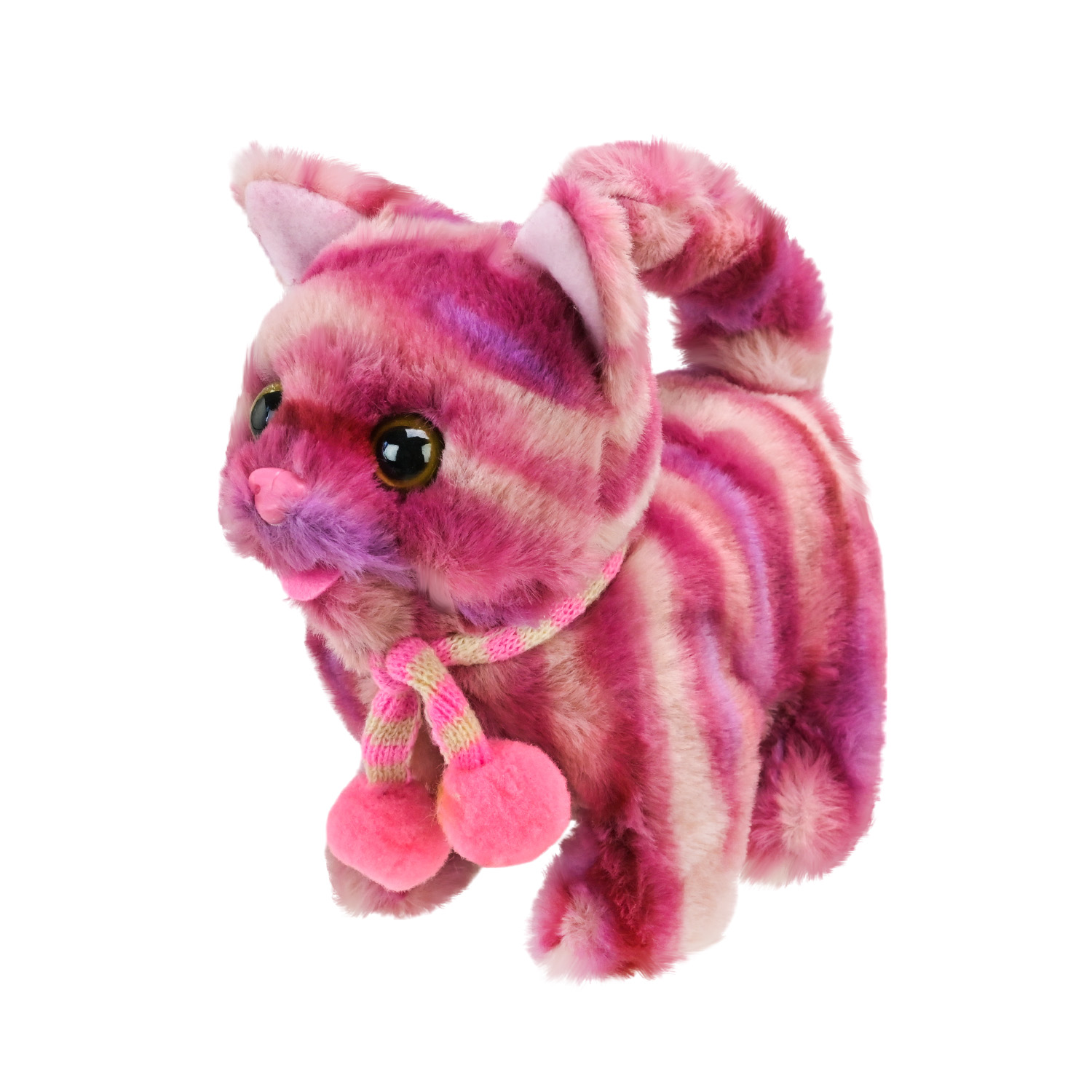 М'яка інтерактивна арт. C23914 (120шт) кошеня ходить, нявкає, рухає головою і хвостом 4 мікс 15*8*16см