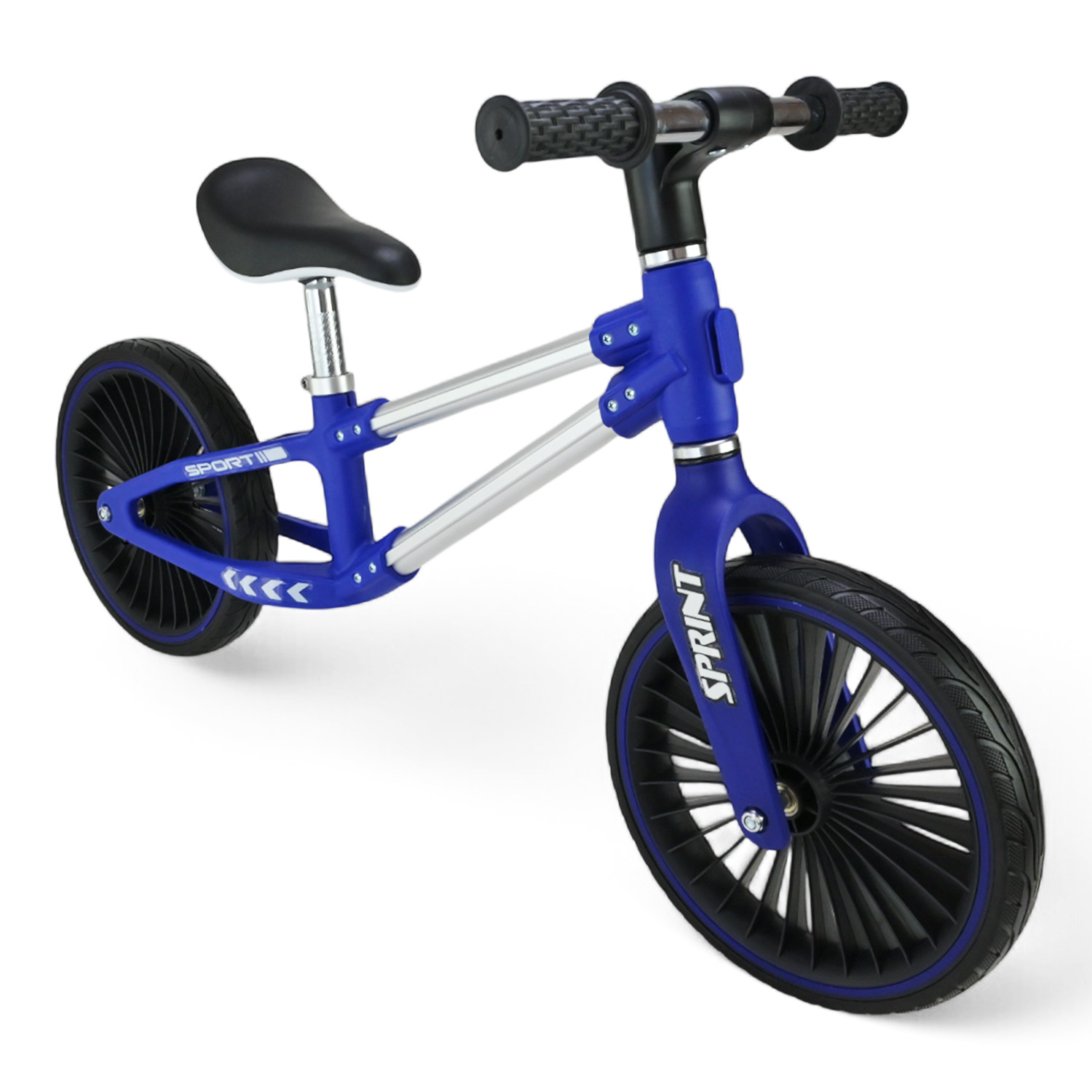 Велобіг арт. BB2514 (1шт) сталевий, колеса 12 дюймів PU,синій у короб. 63х16х43 см