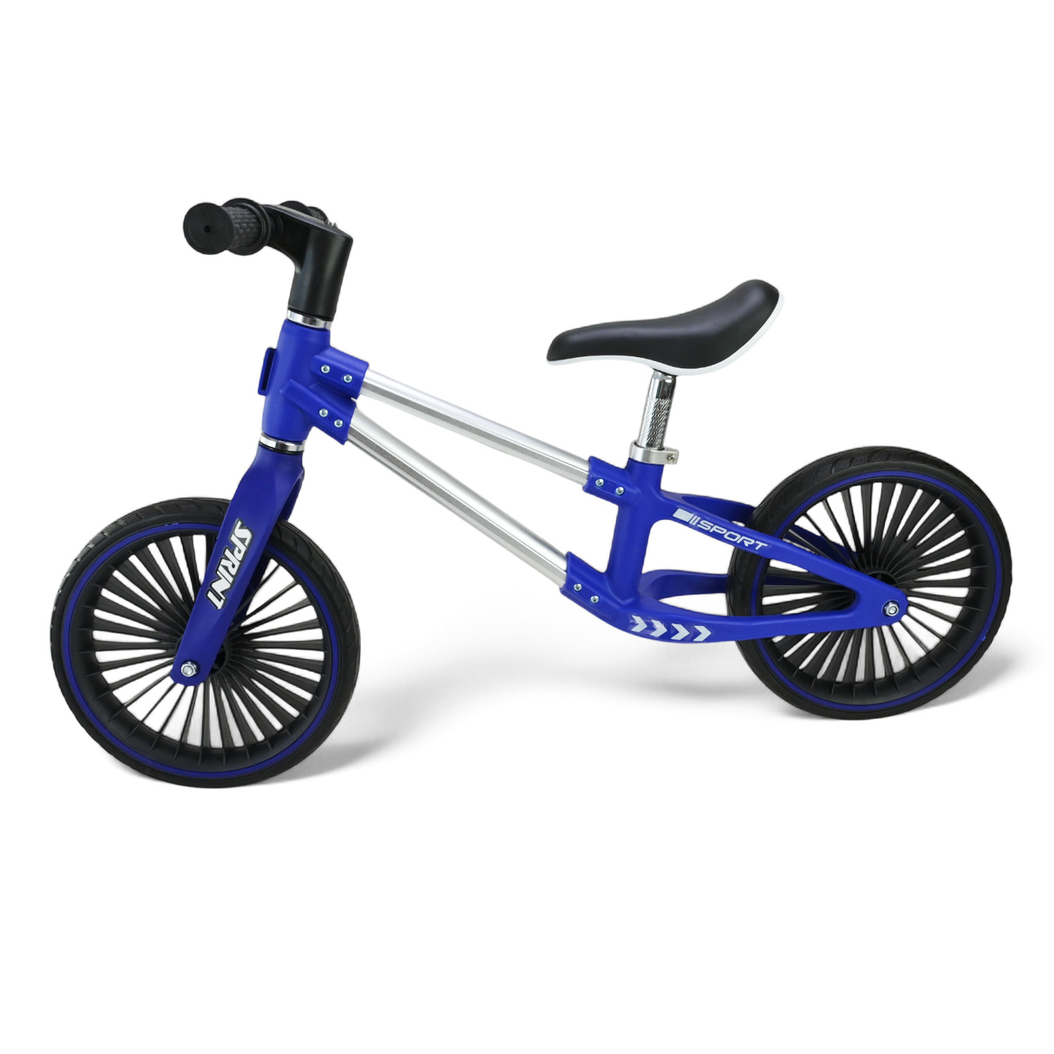 Велобіг арт. BB2514 (1шт) сталевий, колеса 12 дюймів PU,синій у короб. 63х16х43 см