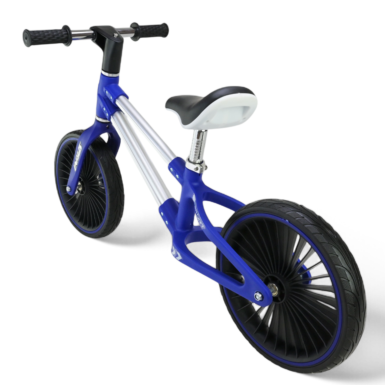 Велобіг арт. BB2514 (1шт) сталевий, колеса 12 дюймів PU,синій у короб. 63х16х43 см