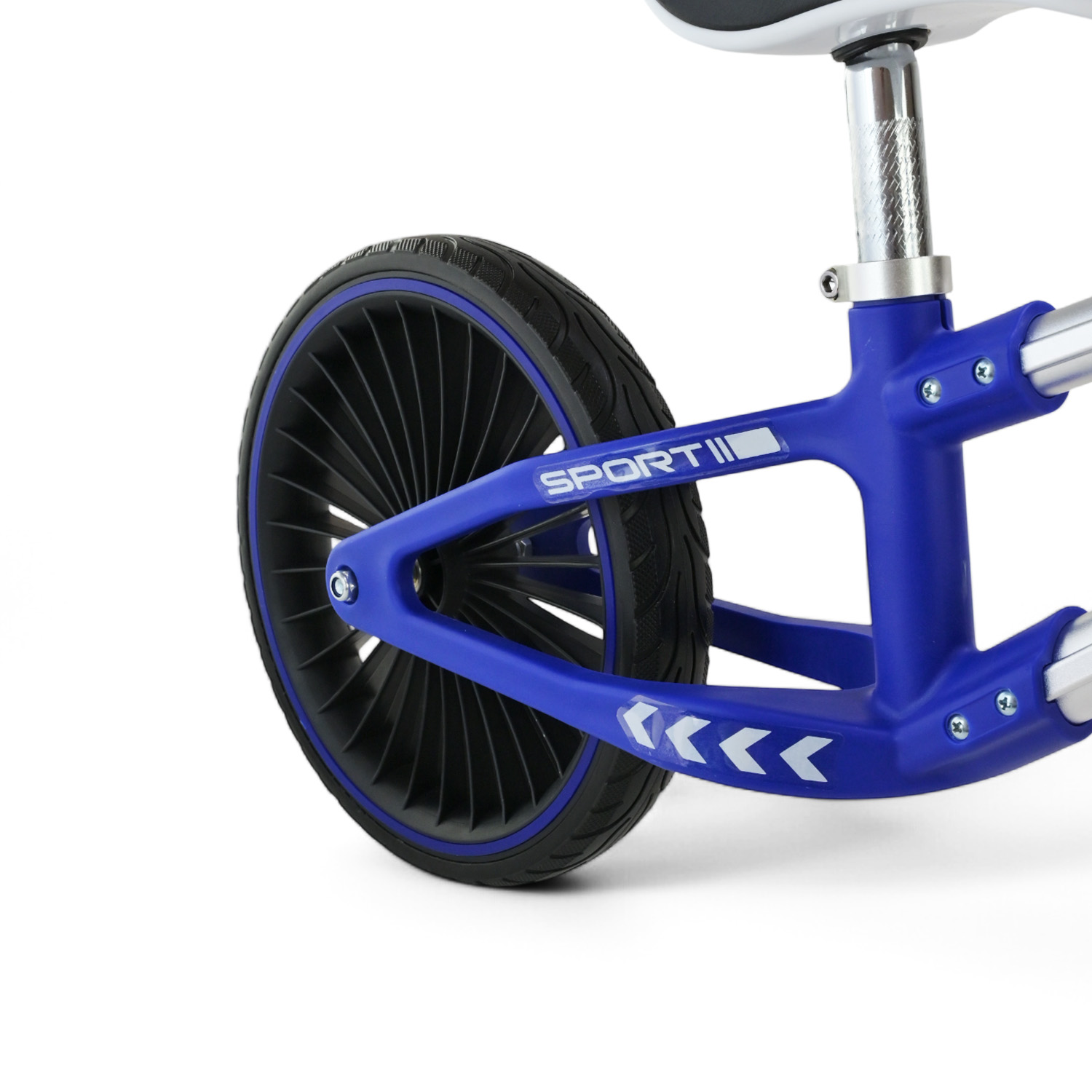 Велобіг арт. BB2514 (1шт) сталевий, колеса 12 дюймів PU,синій у короб. 63х16х43 см