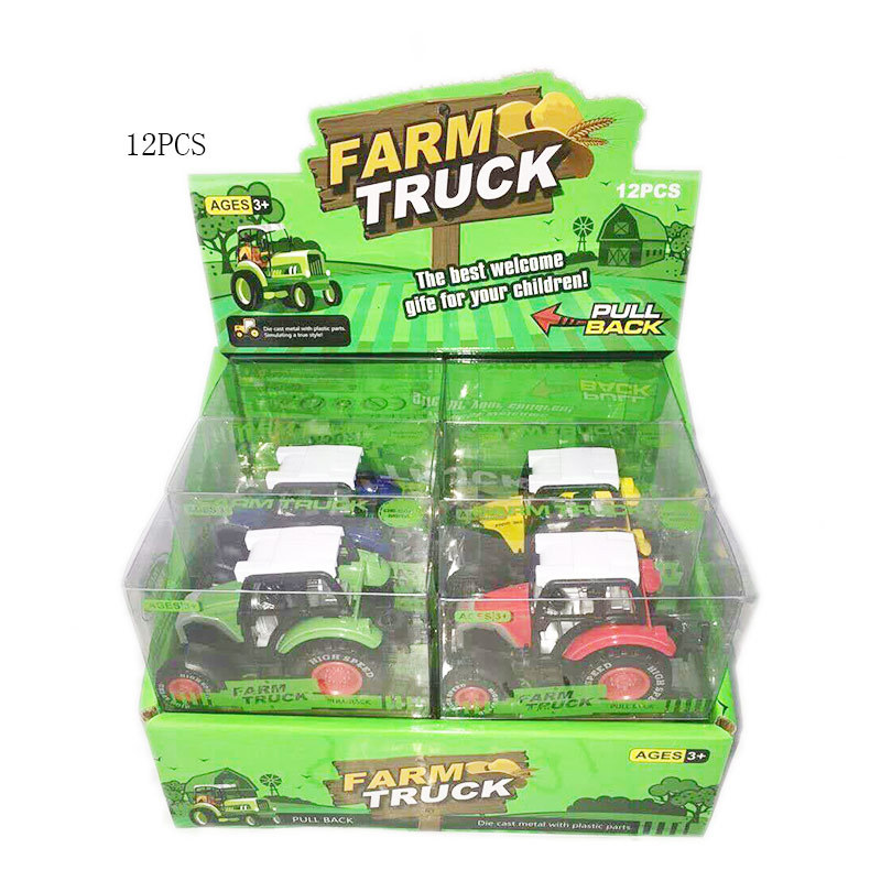 Трактор арт. 955-91 (288шт/2), 24уп*12шт 4 кольори, у дисплей боксі 17*13*10 см, у короб. 8*4*5 см