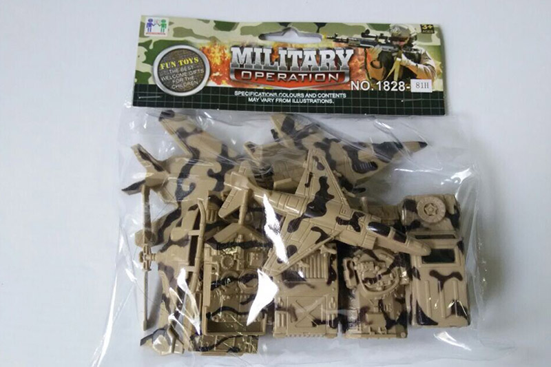 Військовий набір арт. 1828-81H (120шт/2) військовий транспорт, пакет 23*20см