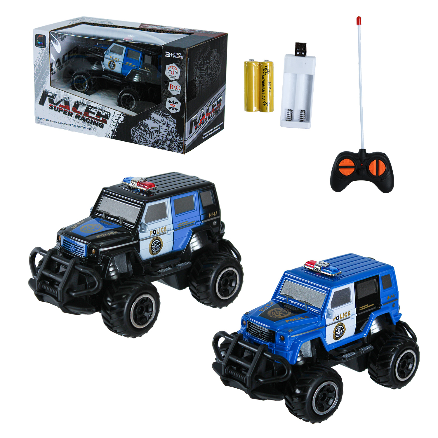 Машина р/к арт. 6149E (60шт/2)  акум., 2 кольора, короб.21*10,3*10см