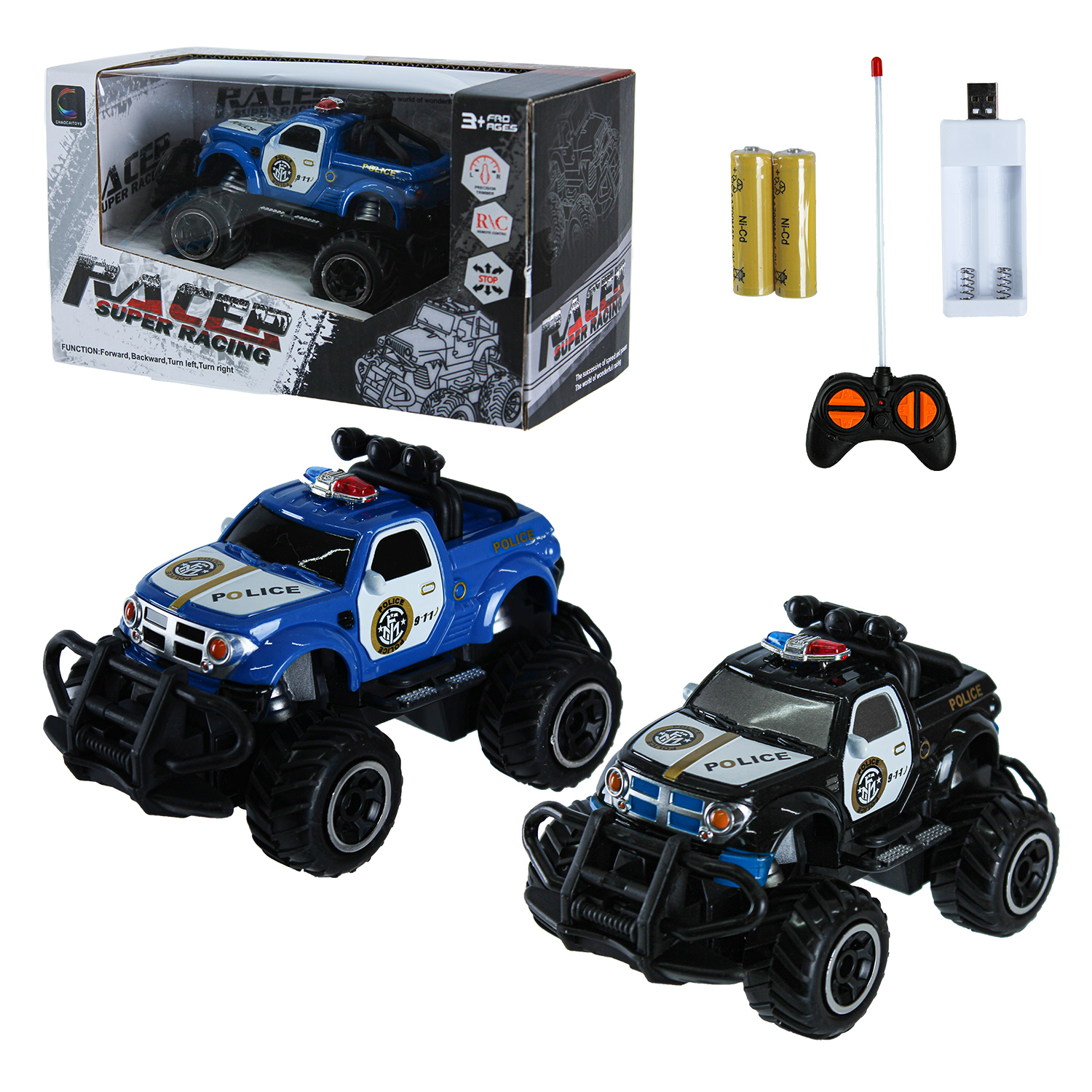 Машина р/к арт. 6149A (60шт/2)  акум., 2 кольора, короб.21*10,3*10см