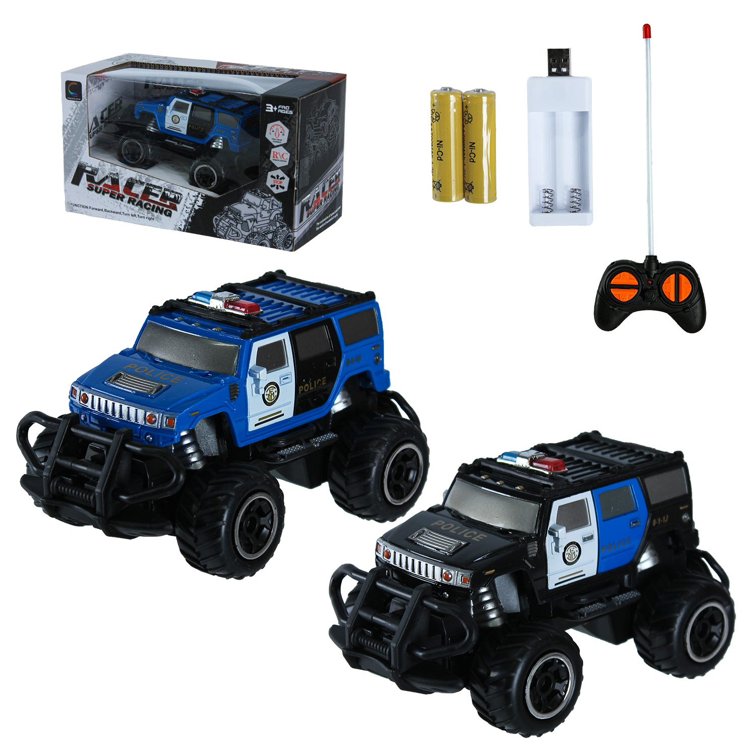 Машина р/к арт. 6149B (60шт/2)  акум., 2 кольора, короб.21*10,3*10см