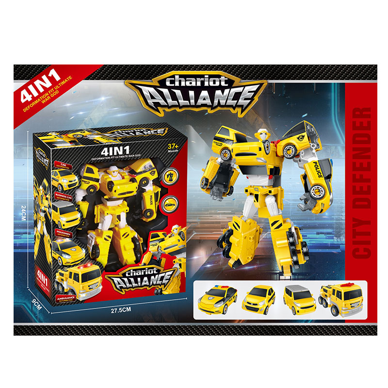 Робот арт. Q1915 (48шт/2) 4в1, у кор. 27,5*9*24см