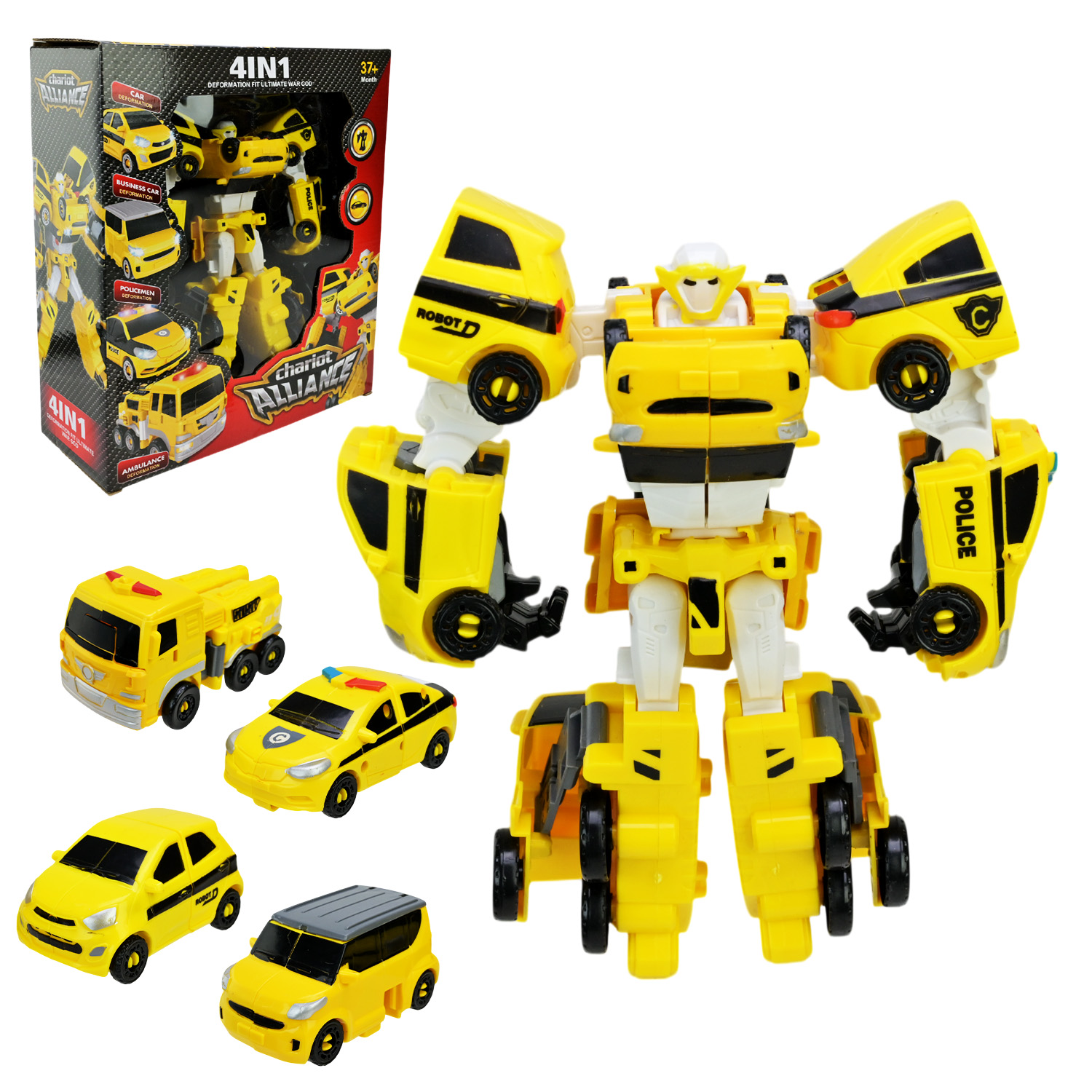 Робот арт. Q1915 (48шт/2) 4в1, у кор. 27,5*9*24см