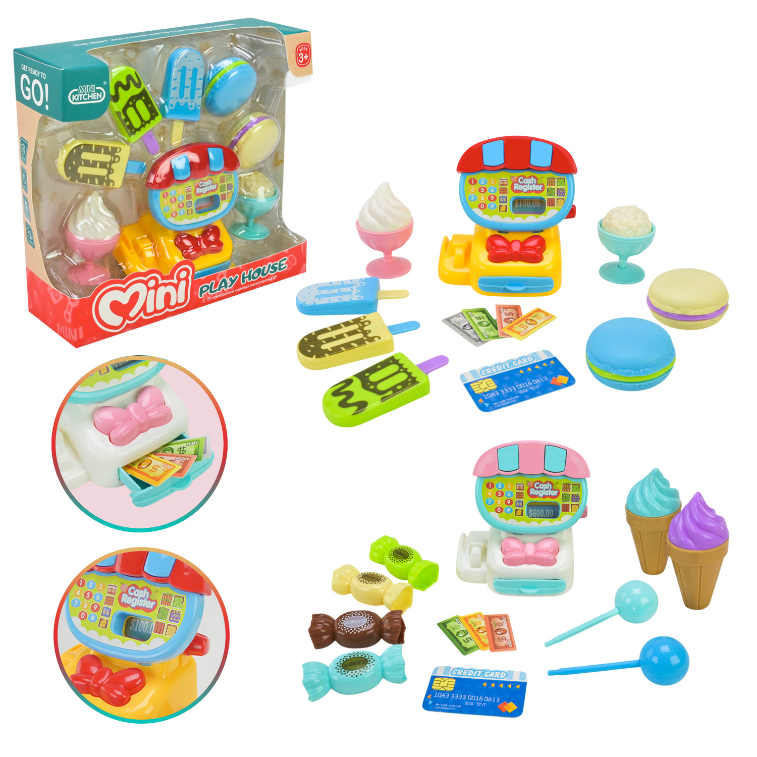 Супермаркет арт. 623-508 (120шт/2)   2 види, каса, аксес короб. 19*6*22см