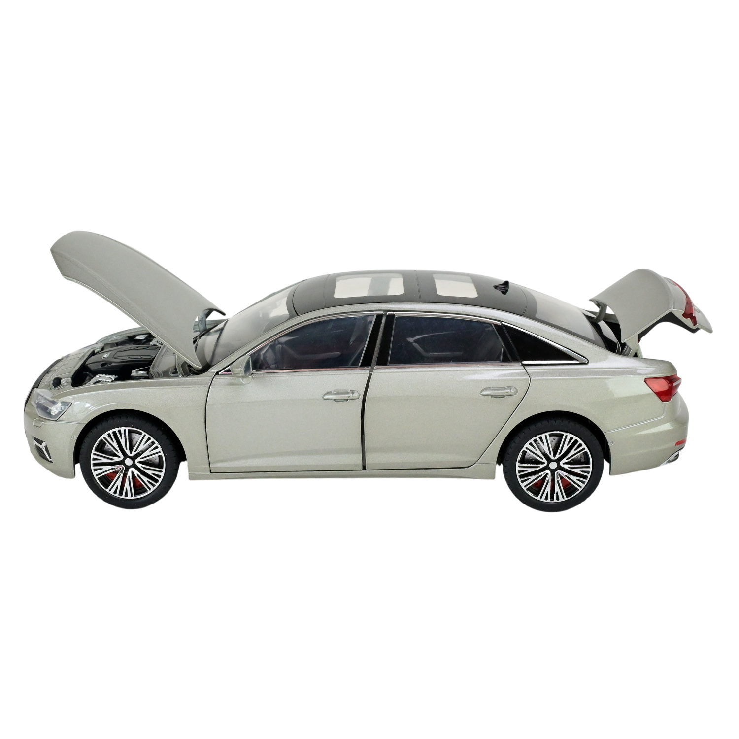 Машина мет. АВТОПРОМ арт. AP7754 (12шт/2) 1:24 AUDI A6L, батар,світло,звук,відкр.двері,короб.