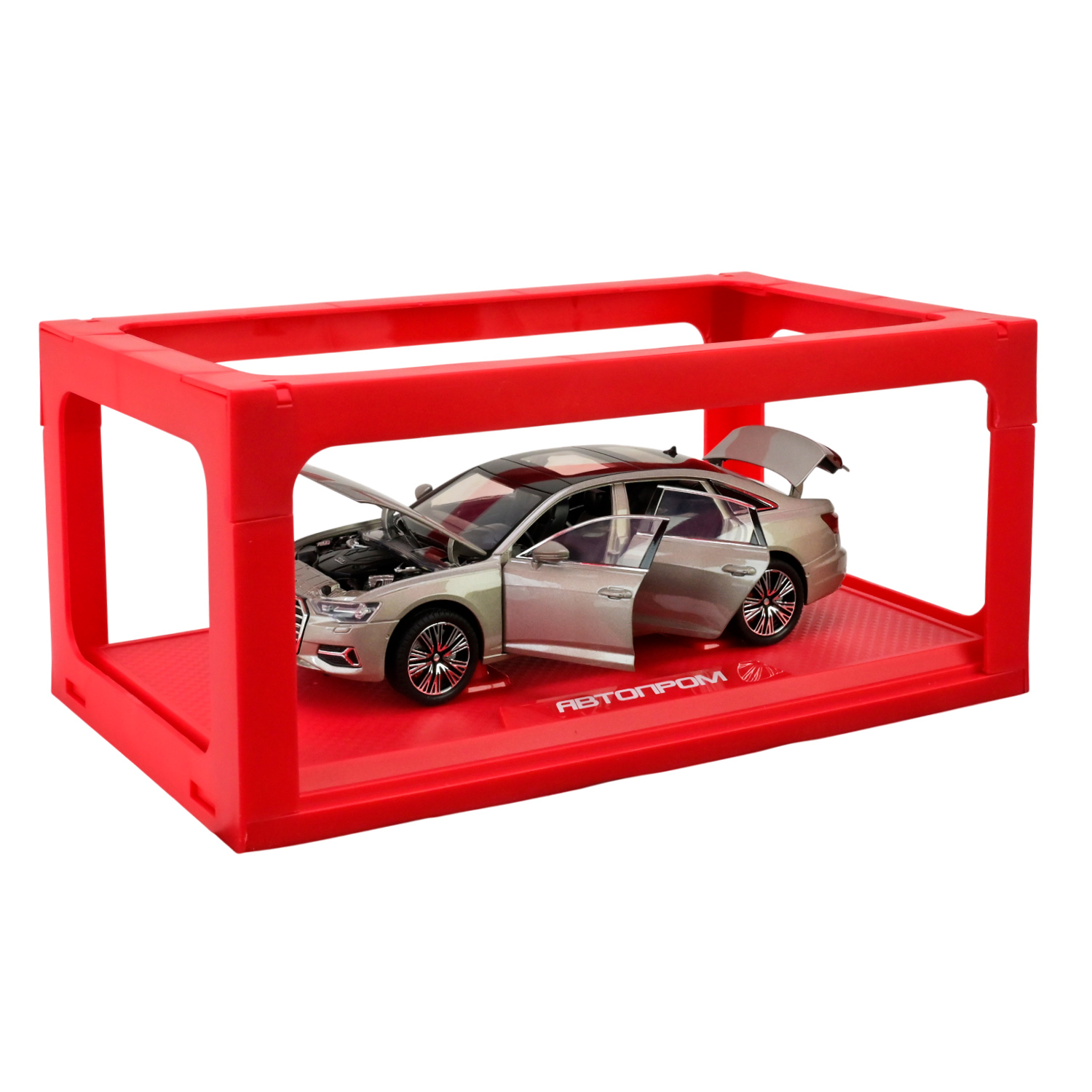 Машина мет. АВТОПРОМ арт. AP7754 (12шт/2) 1:24 AUDI A6L, батар,світло,звук,відкр.двері,короб.