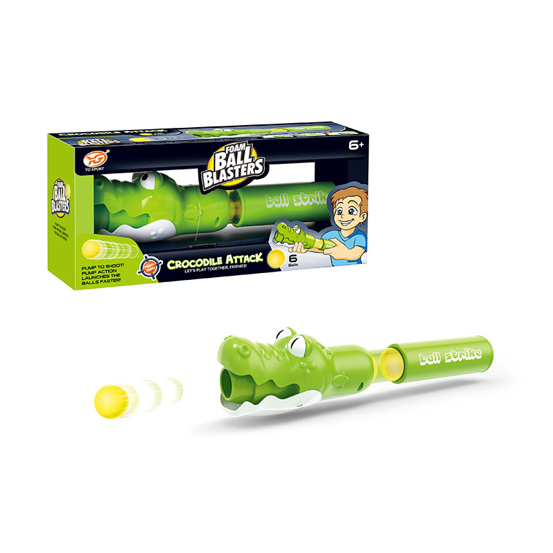 Помпова зброя арт. YG12P (72шт/2)   стріляє порлон кульками короб.29.5*12.5*7.5см