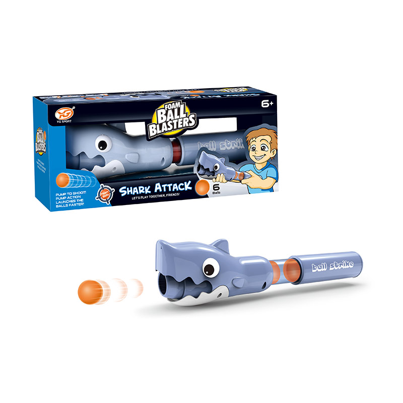 Помпова зброя арт. YG14P (72шт/2)   стріляє порлон кульками короб.29.5*12.5*7.5см