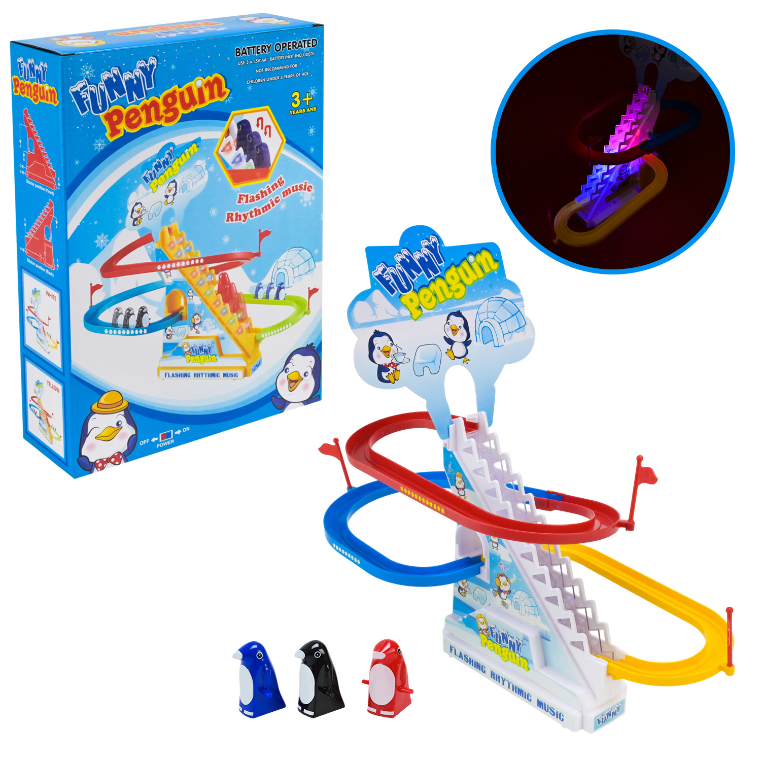 Трек батар. арт. 2010B (48шт/2) свiтло,звук короб. 22,5*7*30,5см