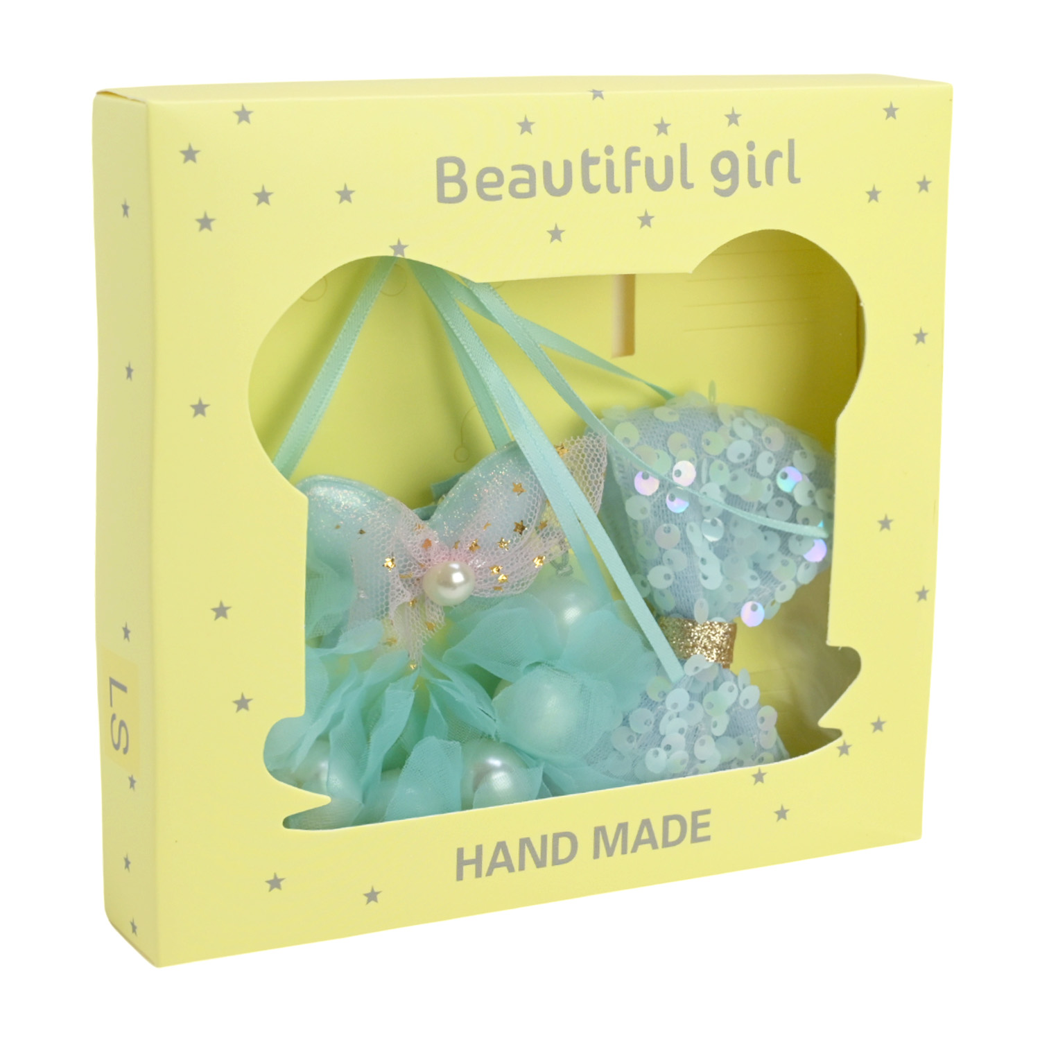 Аксесуари для дівчат арт. CN301 (300шт) намисто, заколки 3 види короб. 15*15*2