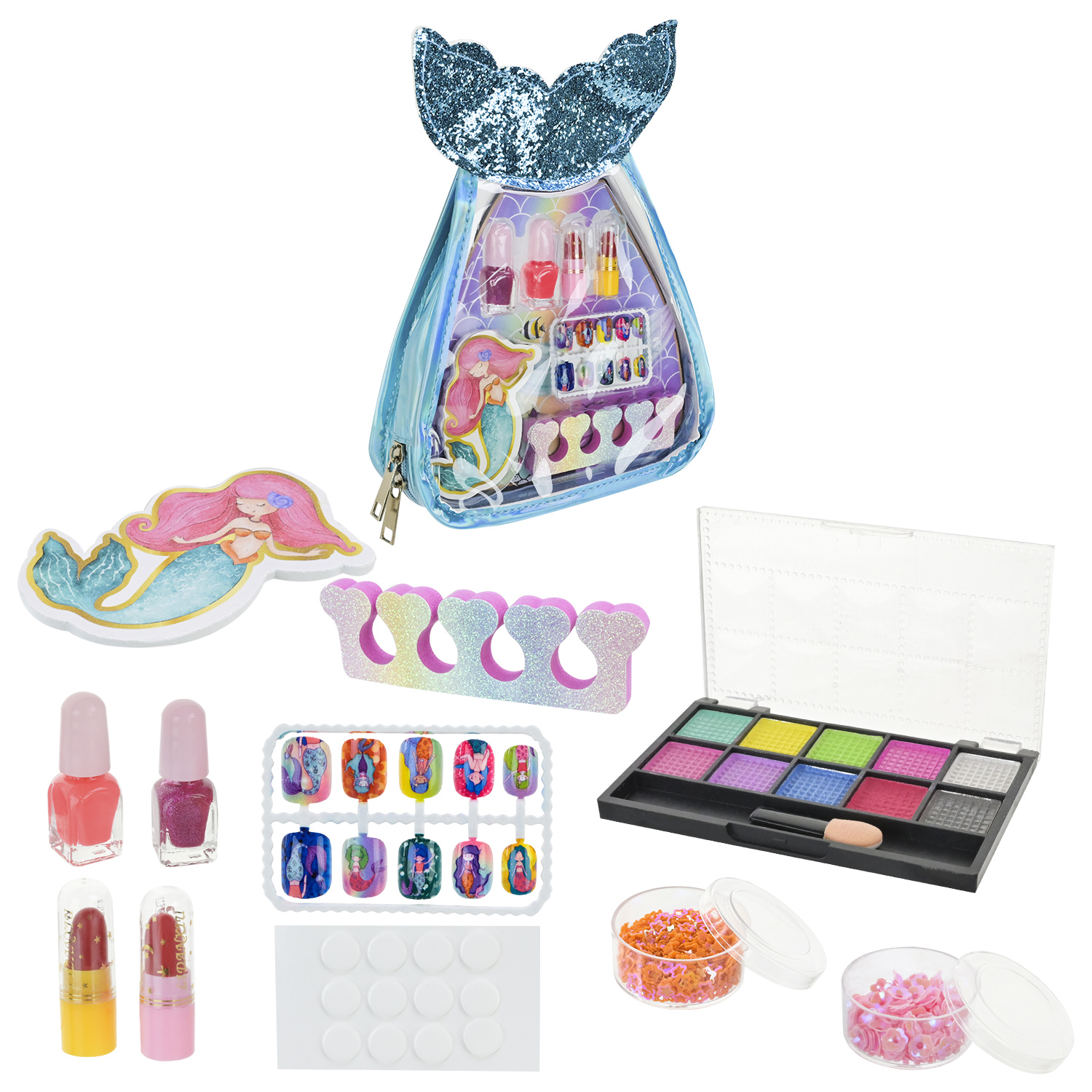 Косметика арт. LD6051 (96шт/2)  манікюрний набір, лак, аксес короб. 25,5*18,5*5,5 см