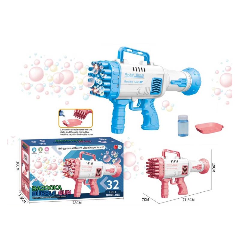 Мильні бульбашки арт. 009 (60шт) пістолет батар. 27*19 см короб.