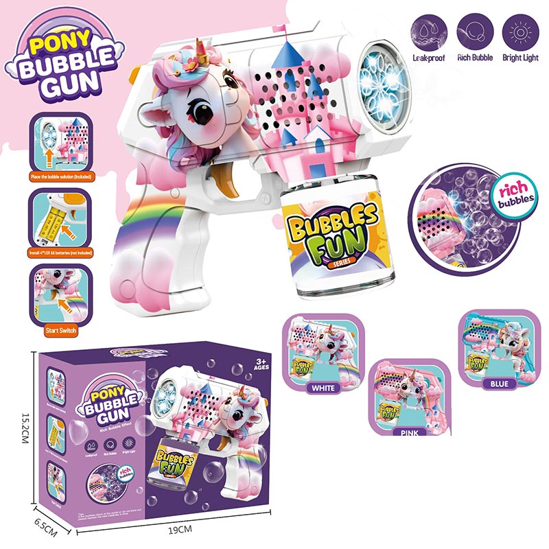 Мильні бульбашки арт. 103 (72шт)  пістолет батар. 19*15 см короб.