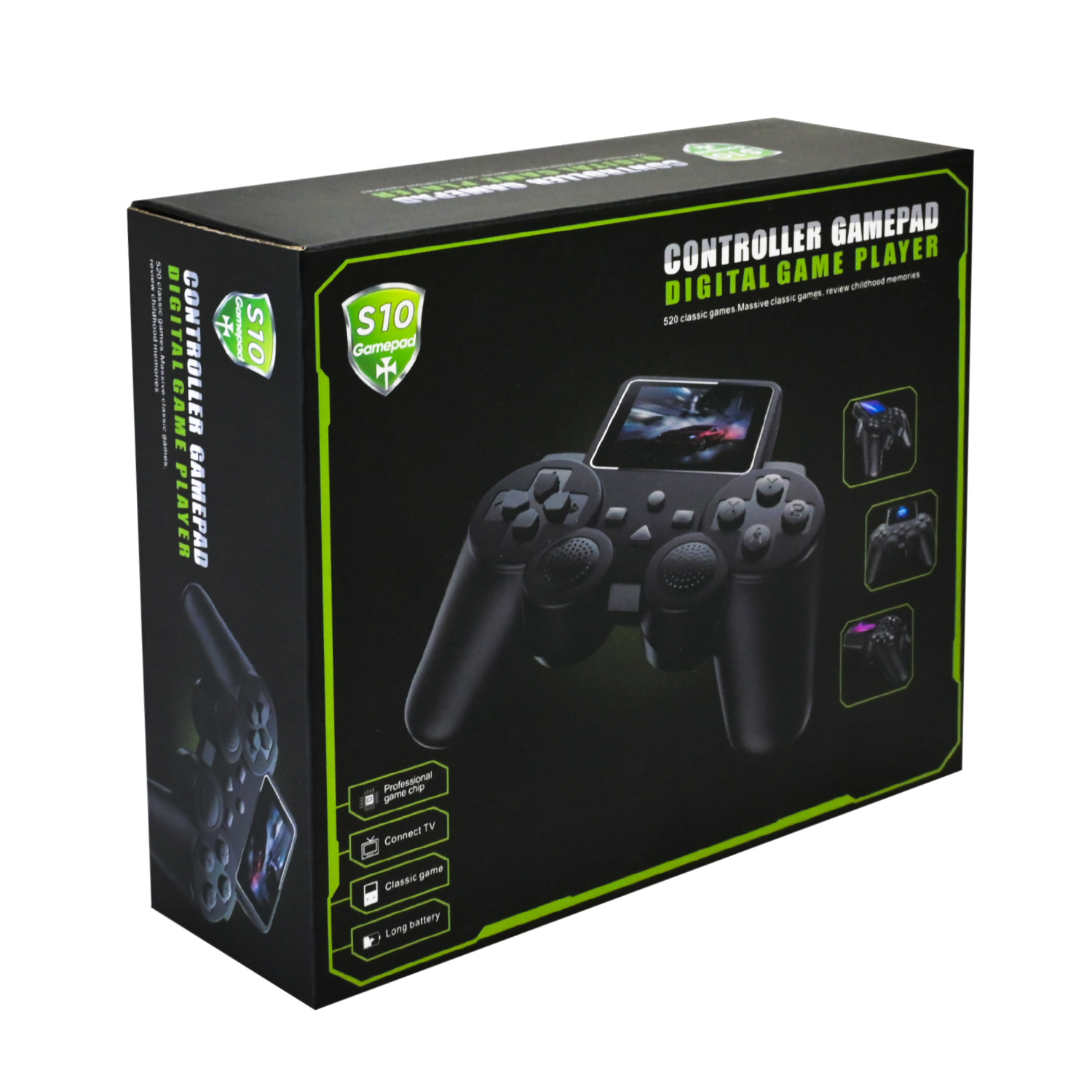 Електронна гра арт. CE2505(50шт) 520 ігор, зарядка USB, акумулятор,кольоровий єкран,р-р геймпаду 16х13х5 см короб.18*6*15см