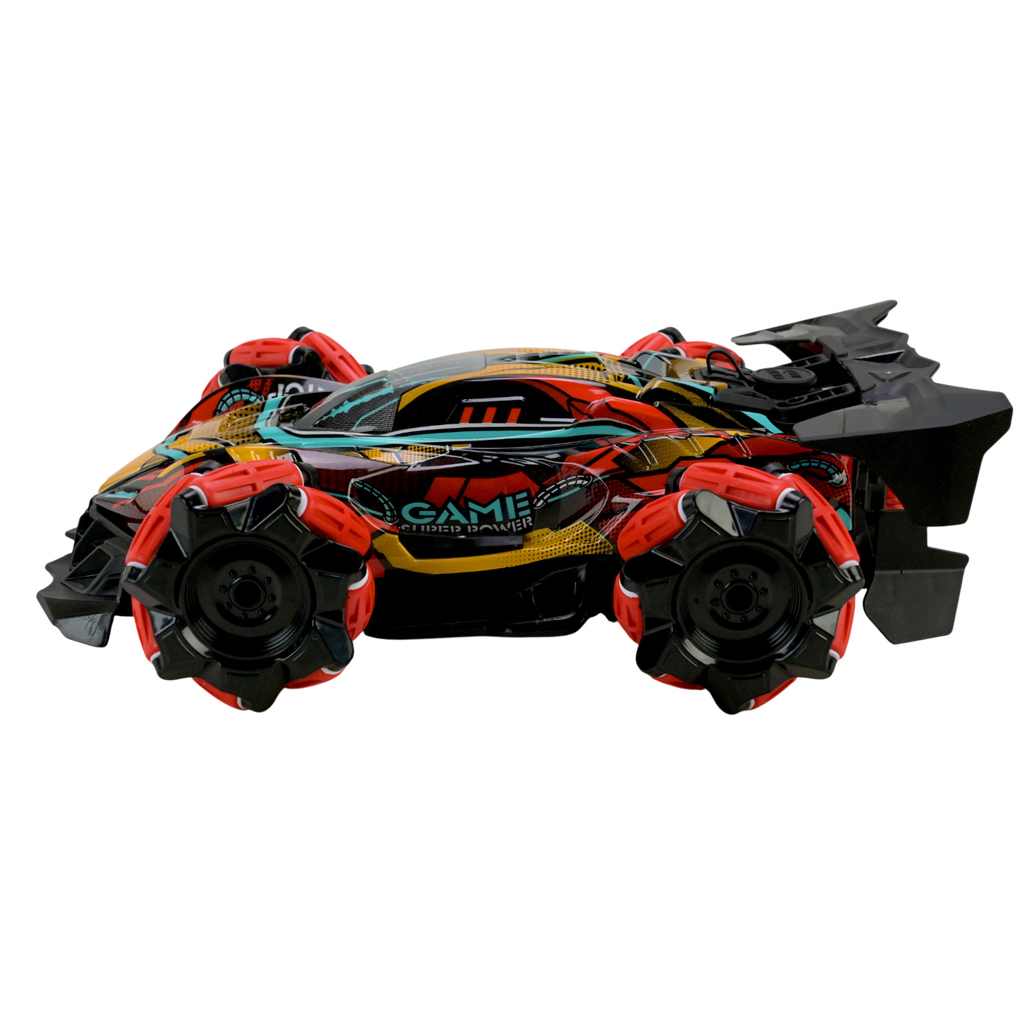 Машина р/к арт. 21003 (18шт/2) аккум 2кольора,пульт+рукавичка для управляння короб. 38*14,5*21см