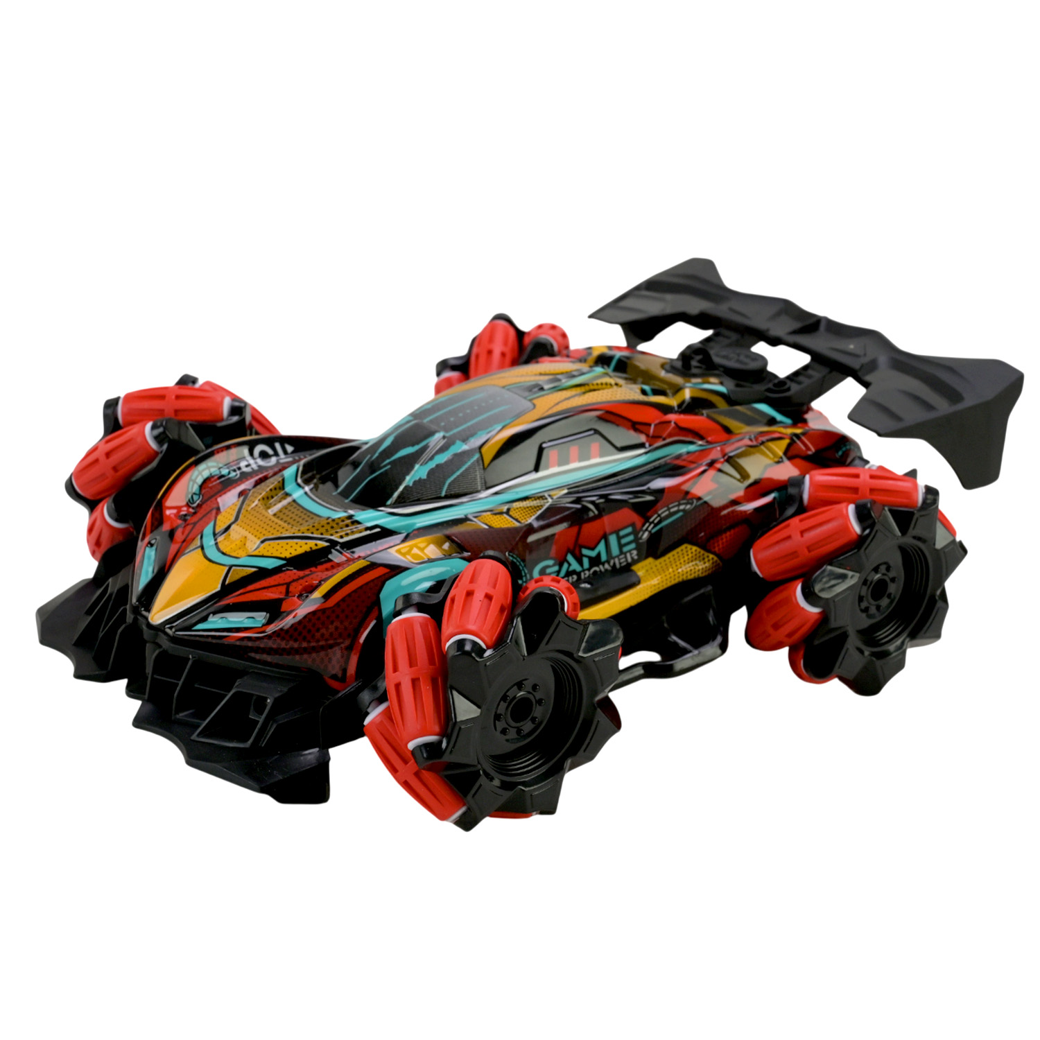 Машина р/к арт. 21003 (18шт/2) аккум 2кольора,пульт+рукавичка для управляння короб. 38*14,5*21см