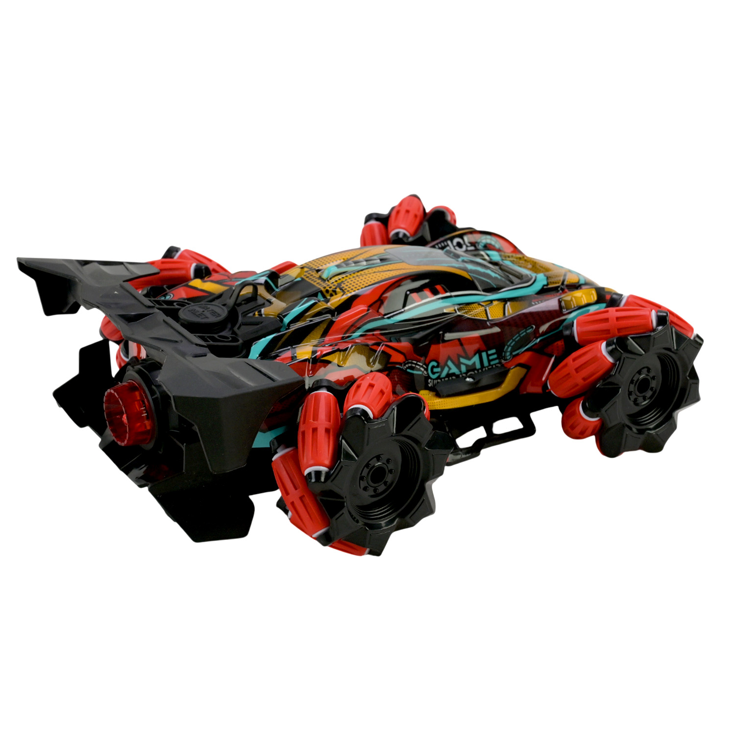 Машина р/к арт. 21003 (18шт/2) аккум 2кольора,пульт+рукавичка для управляння короб. 38*14,5*21см