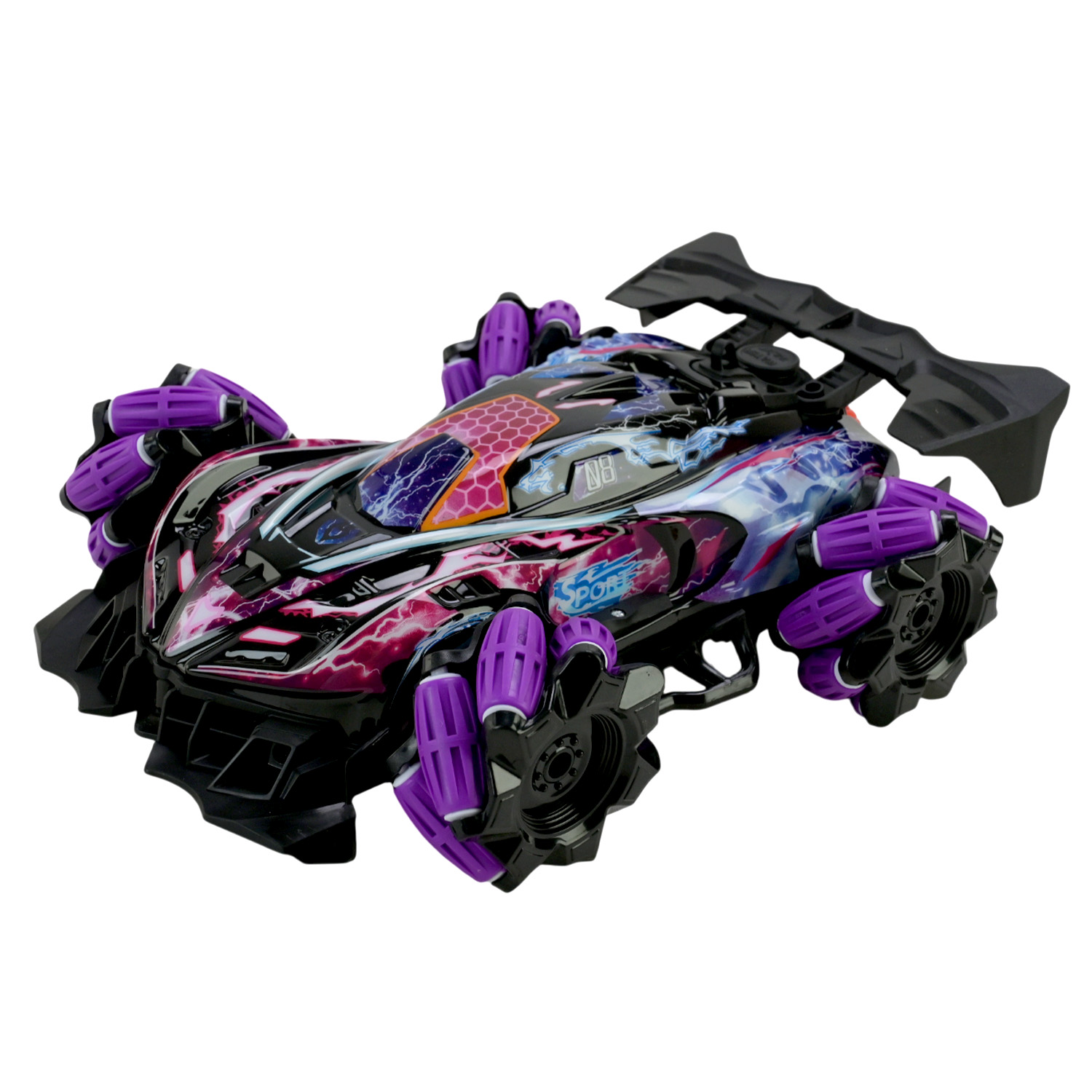 Машина р/к арт. 21003 (18шт/2) аккум 2кольора,пульт+рукавичка для управляння короб. 38*14,5*21см