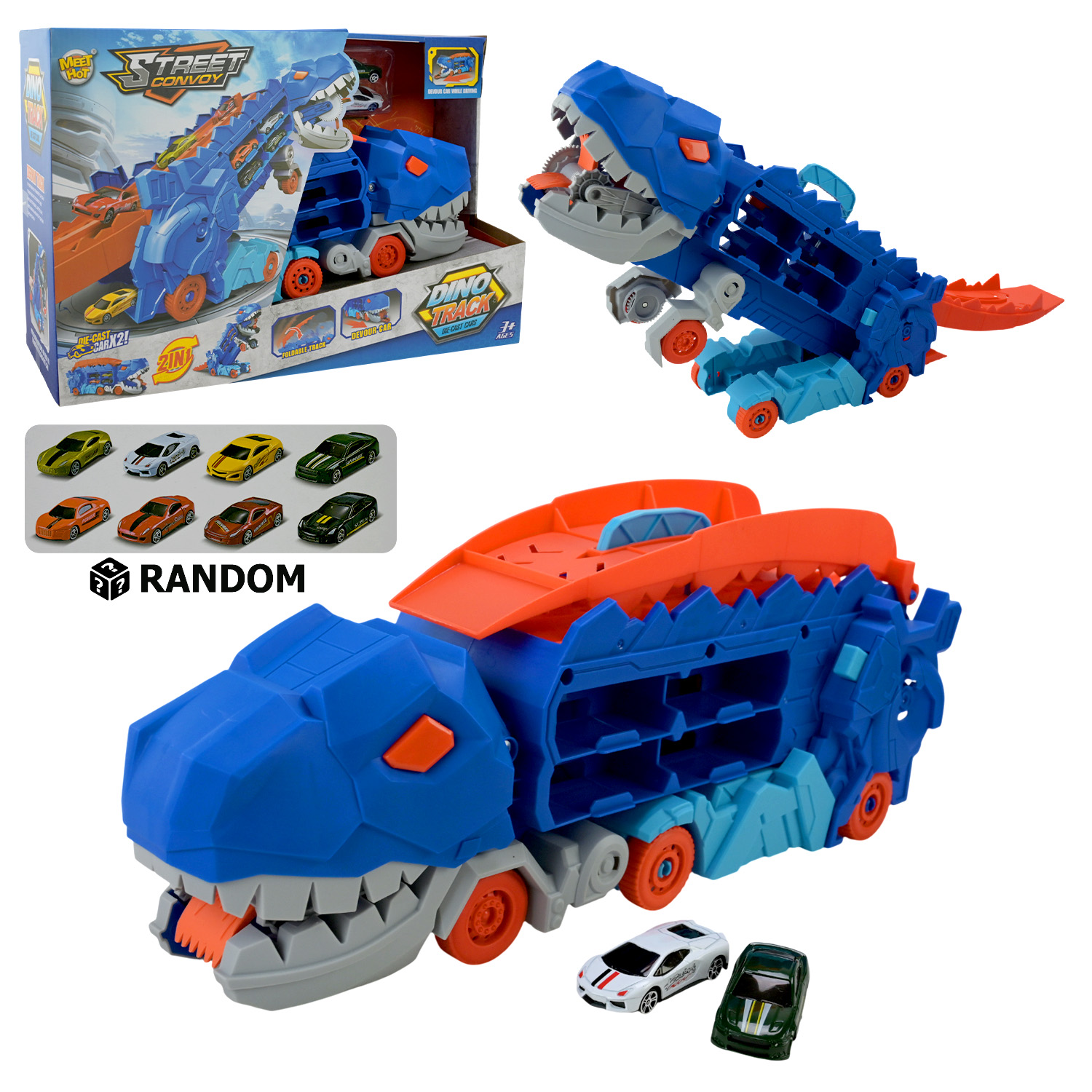 Игровой набор арт.MH-176 (12шт) 2 машинки в наборе,в коробке 46,5*38*15см