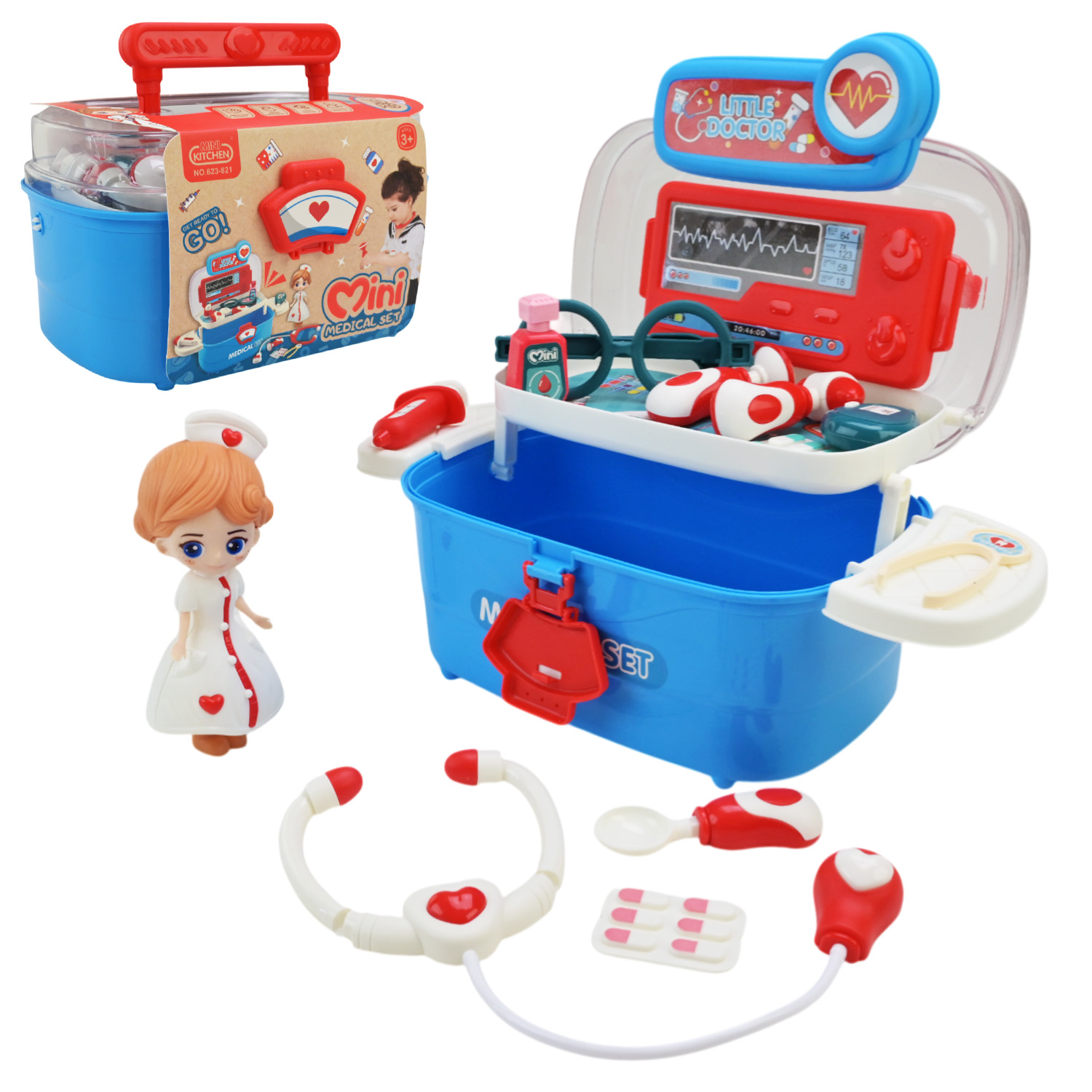 Лікар арт. 623-821 (48шт/2)   шприц, аксес короб. 22*15*17