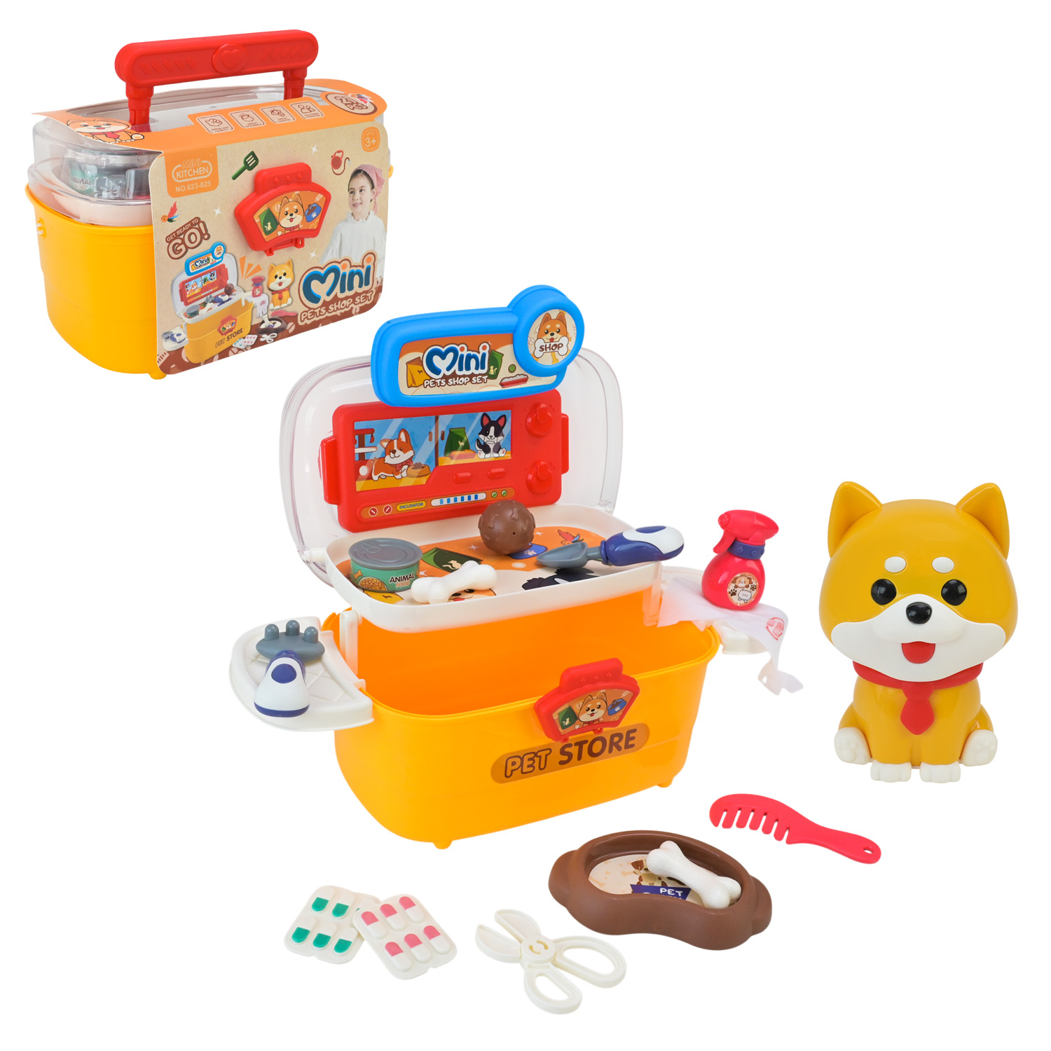 Ветеринар арт. 623-825 (48шт/2)   тваринка, аксес короб. 22*15*17