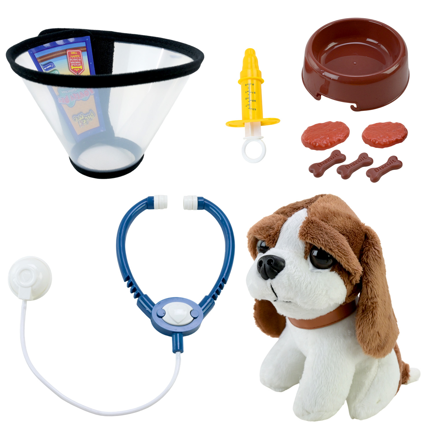 Лікар арт. 905-1 (24шт) тваринка, стетоскоп, аксес короб. 30*14*25 см