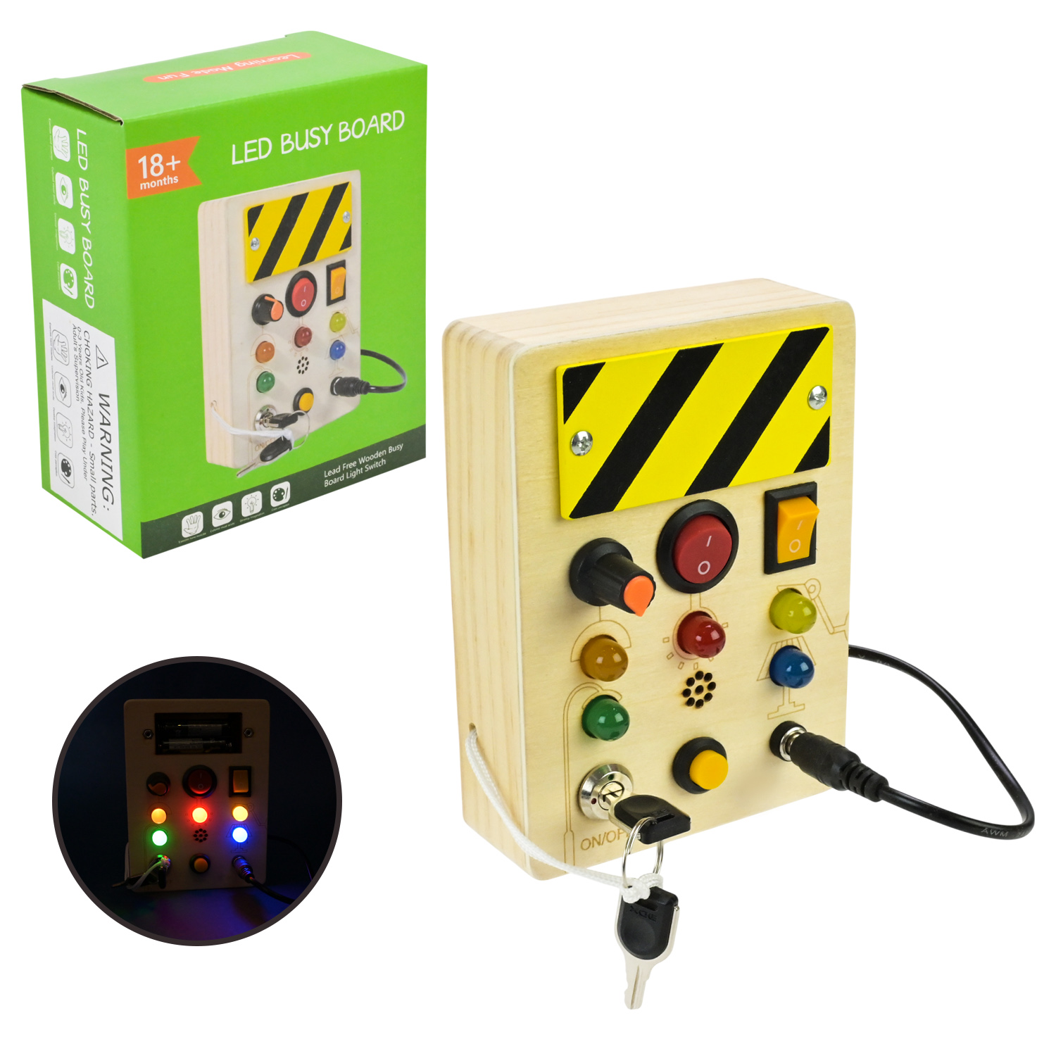 Дерев'яна іграшка арт. C15022 (81шт) у коробці 11*13,4*5,8см