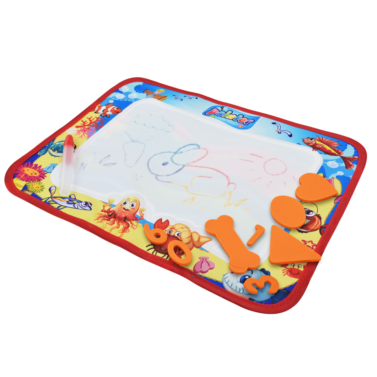 Килимок для малювання арт. 603 (240шт) трафарет, пакет 30*43 см