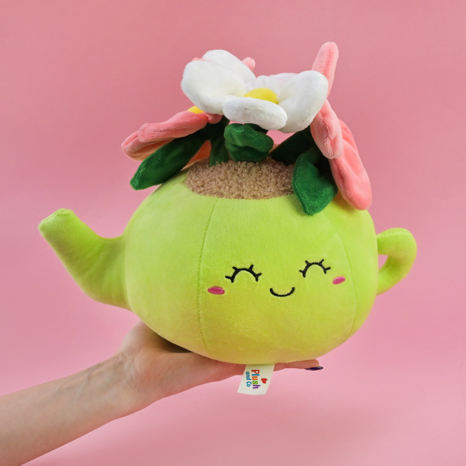 М'яка іграшка арт. PLC25092 (20шт) вазон з квітами 21см