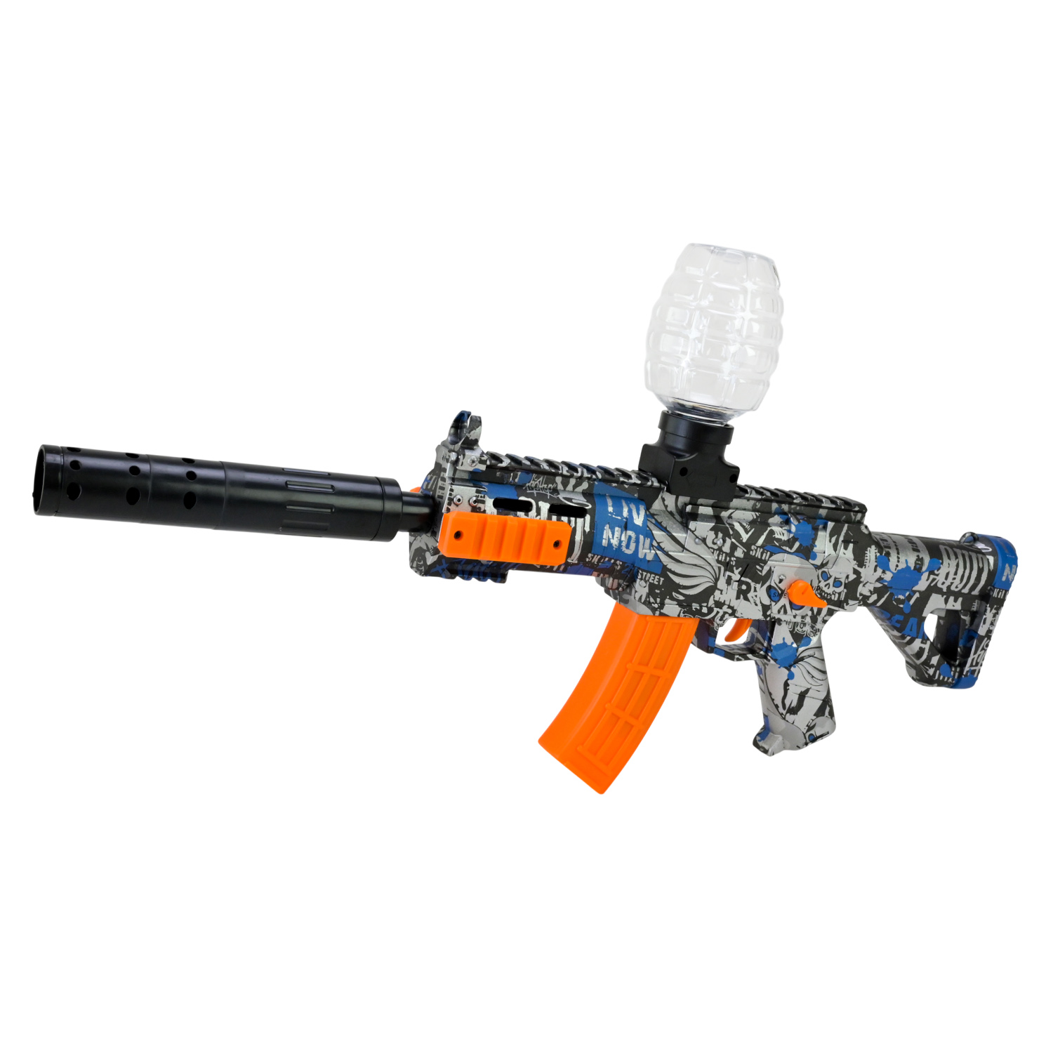 Автомат арт. ST714B (36шт/2) акум.,стріляє гелевими кулями,у короб.40*21,3*7,5см