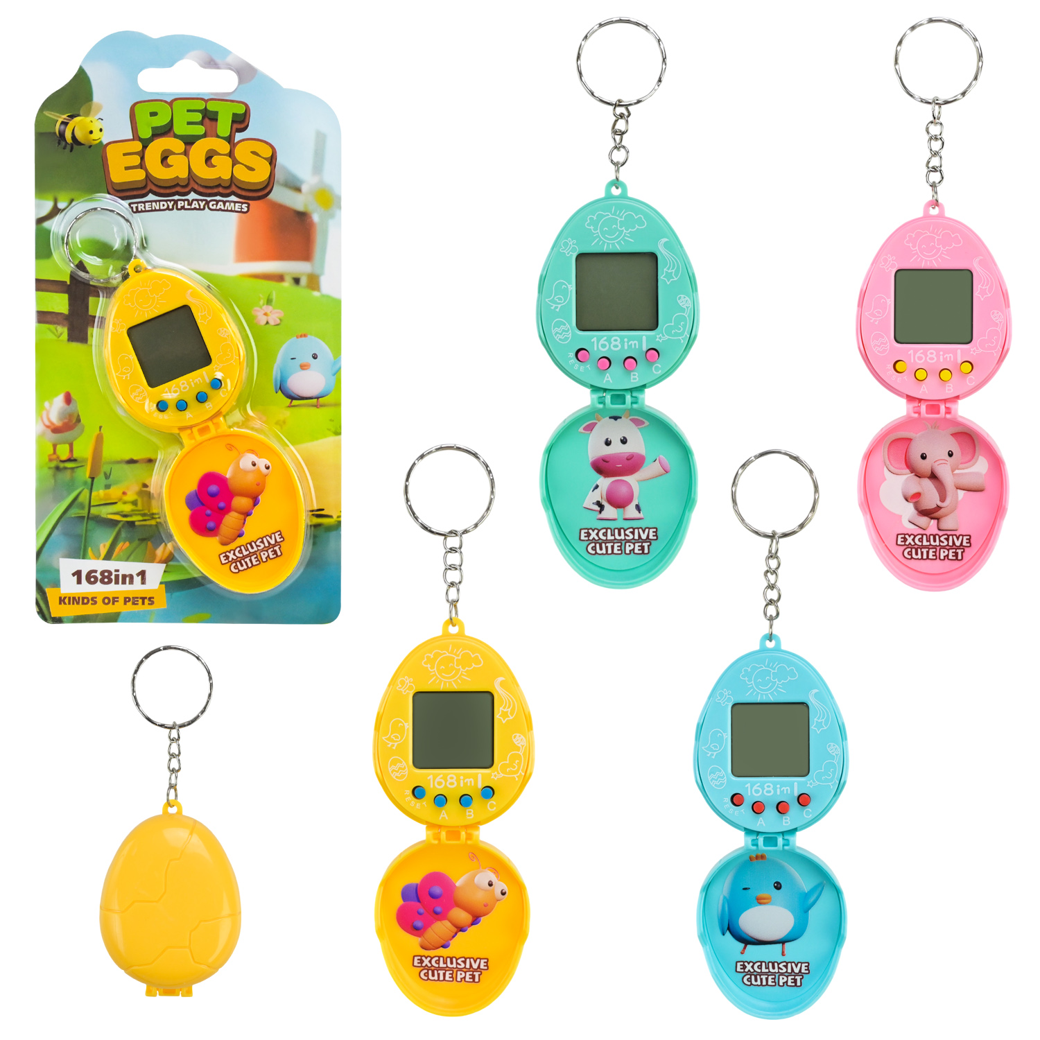 Електронна гра арт. LZ8833 (288шт/4) 4 кольори мікс, планшет 19,5*10,2*2см