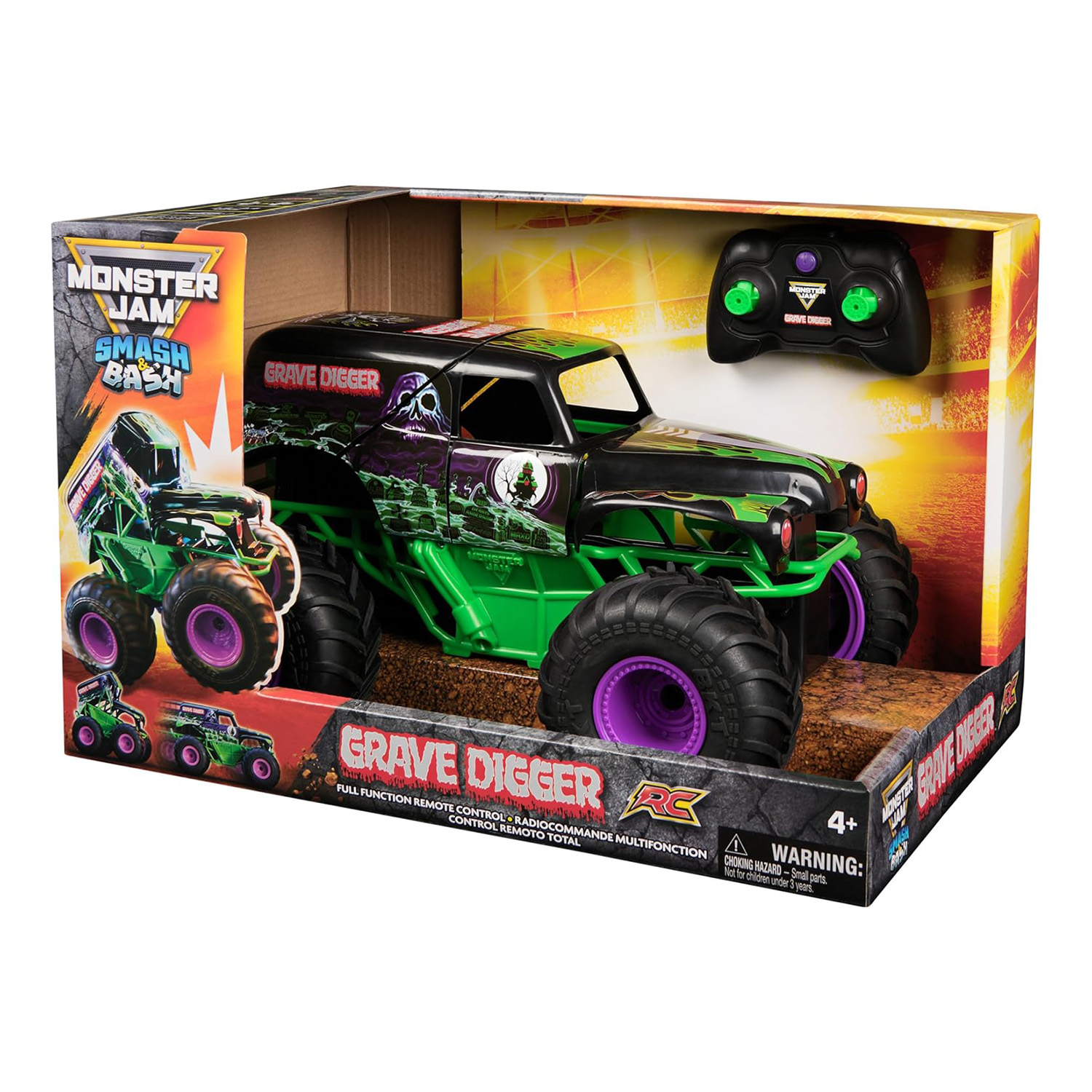 Авто на р/к "Moster Jam" GraveDigger, арт. 6072500, (2шт) короб. 38*25,5*25см