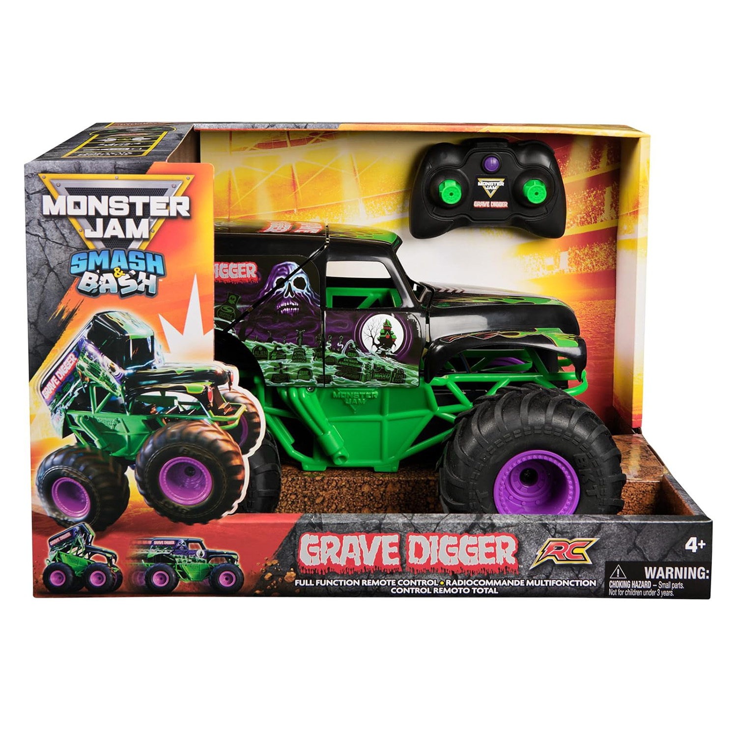 Авто на р/к "Moster Jam" GraveDigger, арт. 6072500, (2шт) короб. 38*25,5*25см