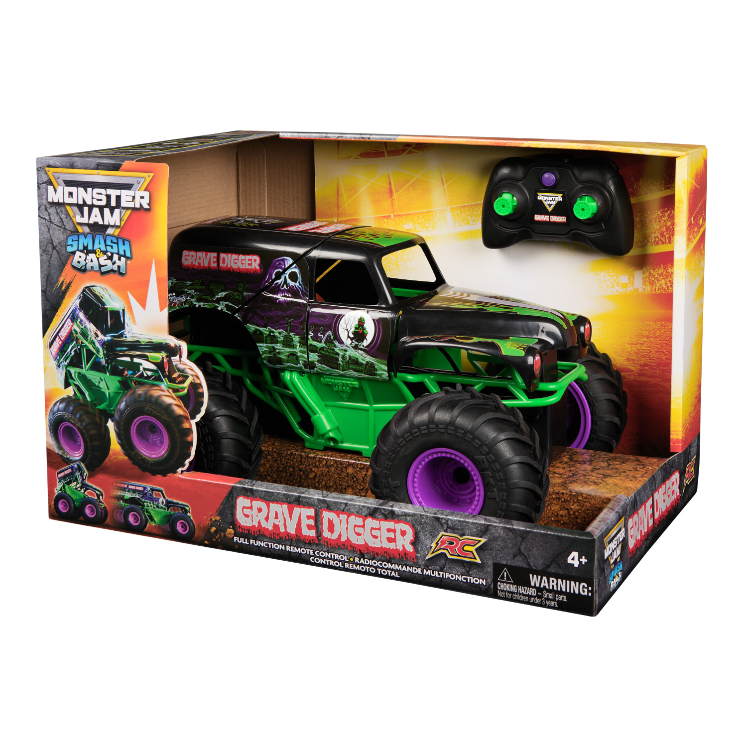 Авто на р/к "Moster Jam" GraveDigger, арт. 6072500, (2шт) короб. 38*25,5*25см
