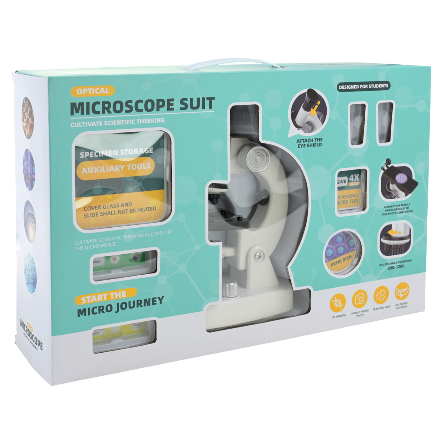 Мікроскоп арт. LZ8611 (18шт/2) світло короб. 28*10*42,5см