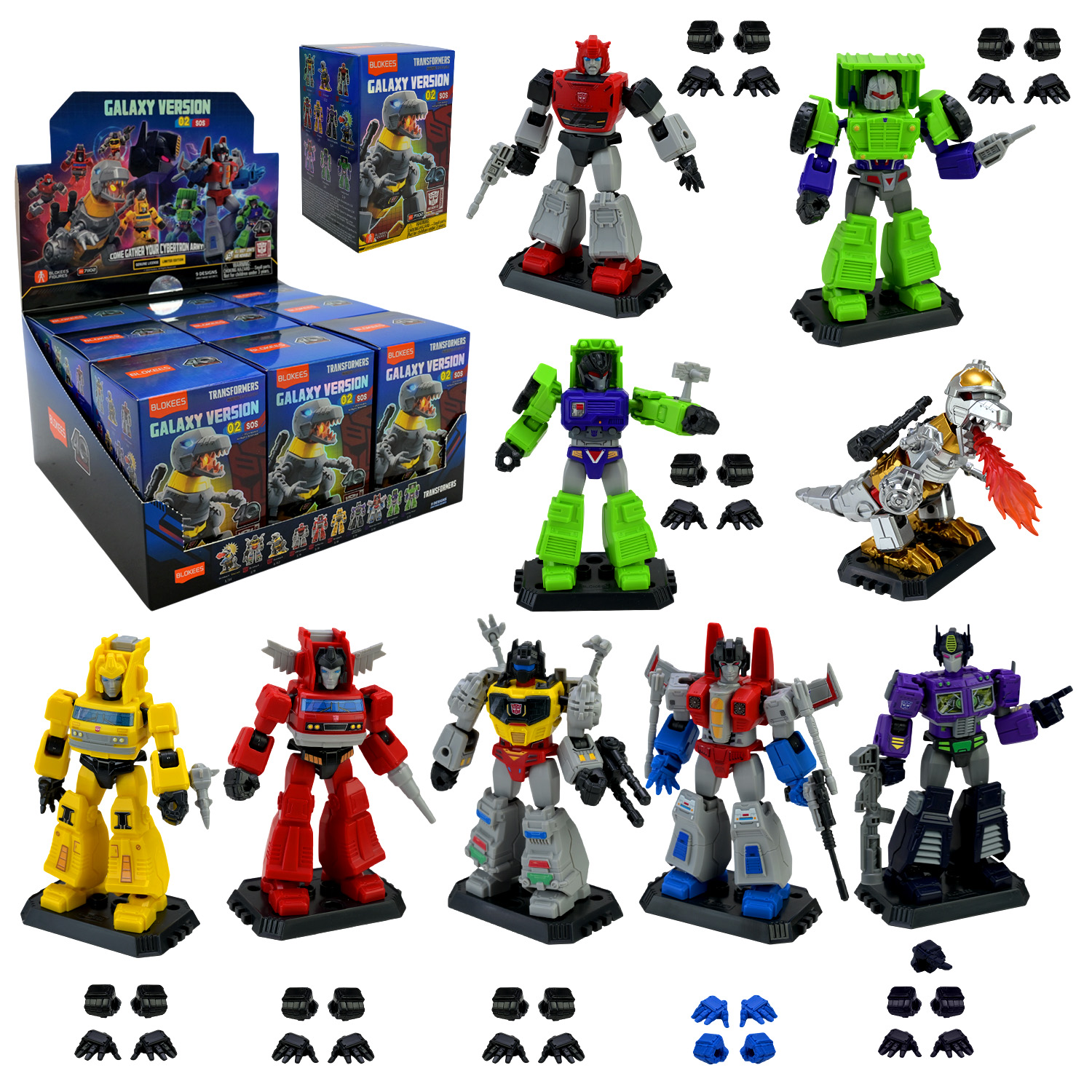 Збірна модель Transformers   арт. 71102 (36шт)  9шт.в дисплей боксі, (42 - 51 дет.) дисп.бокс.  22x22x12,5см р-р упаковки 7,2x7,2x12 см