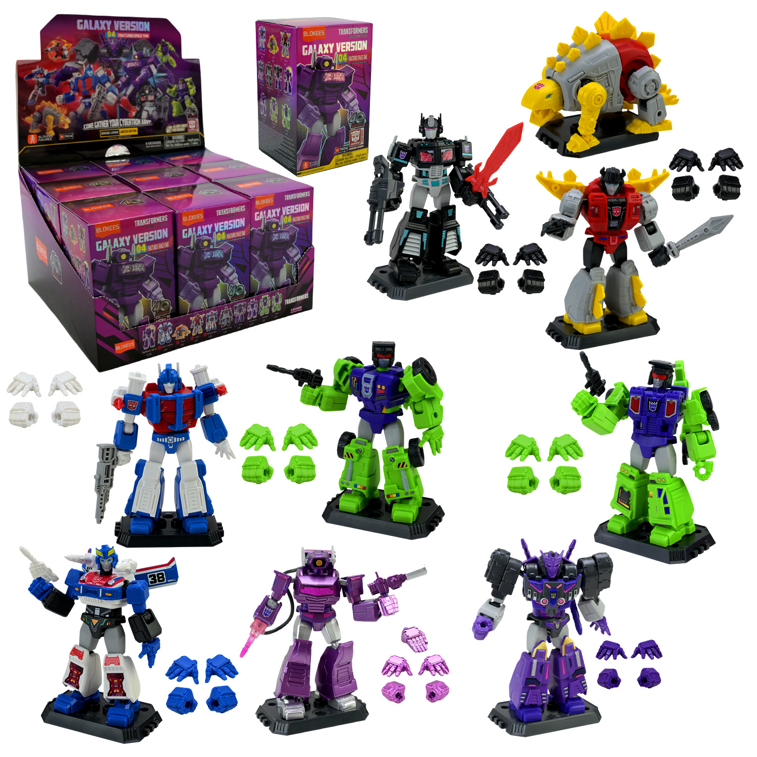 Збірна модель Transformers   арт. 71104 (36шт)  9шт.в дисплей боксі, (41 - 53дет.) дисп.бокс.  22x22x12,5см р-р упаковки 7,2x7,2x12 см