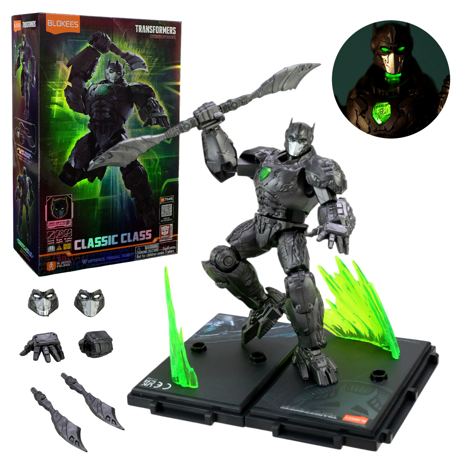 Збірна модель Transformers   арт. 71145 (6шт) батар. світло, короб.  25x 15x7,5 см