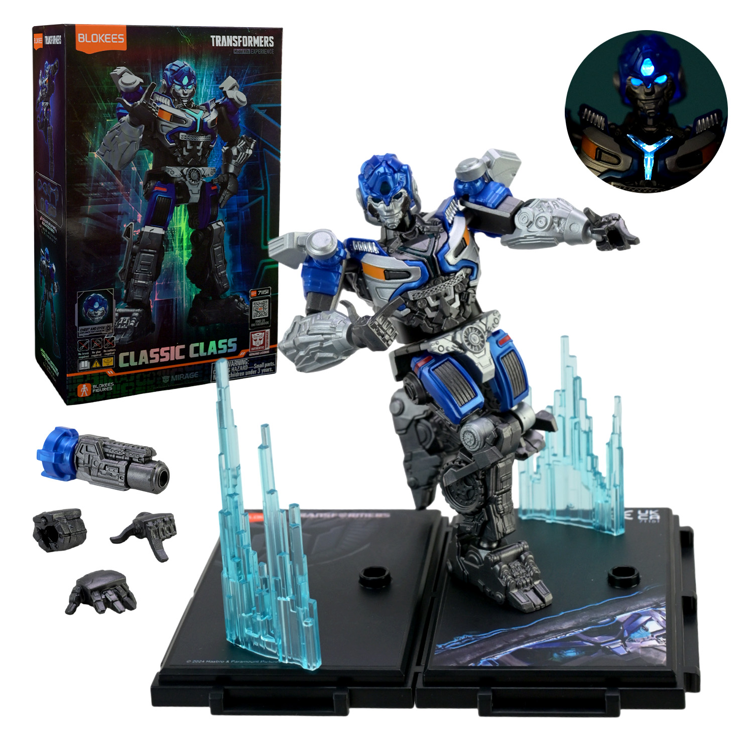 Збірна модель Transformers   арт. 71151 (6шт) батар. світло, короб.  25x 15x7,5 см