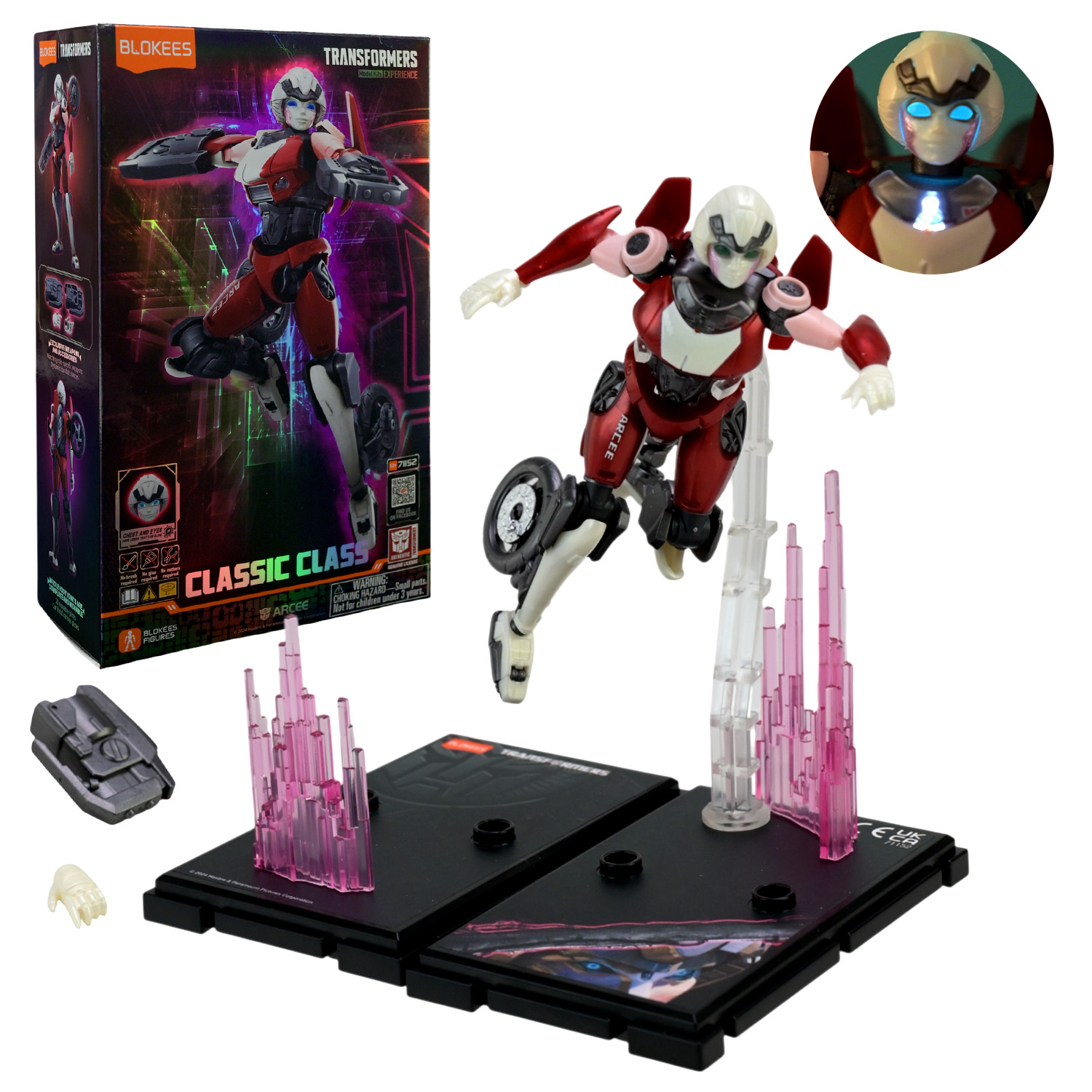 Збірна модель Transformers   арт. 71152 (6шт) батар. світло, короб.  25x 15x7,5 см