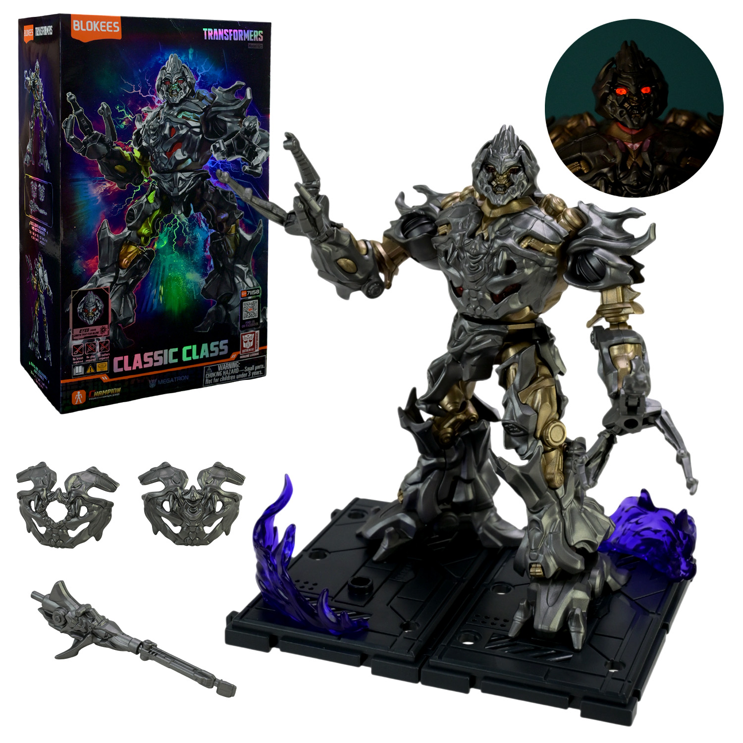 Збірна модель Transformers   арт. 71158 (6шт) батар. світло, короб.  25x 15x9 см