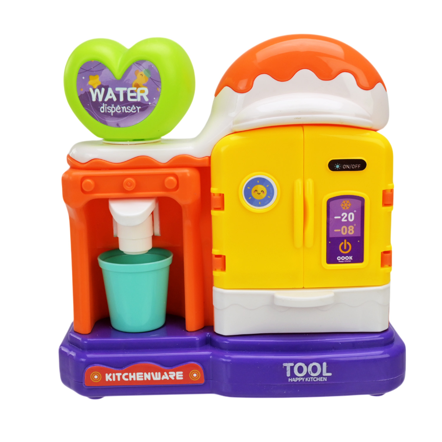 Побутова техніка арт. B2111 (144шт/2) кулер(вода тече) та холодильник, мікс кольорів, 8 шт у д.б. ціна за 1 шт дисп.бокс. 30*25*29см