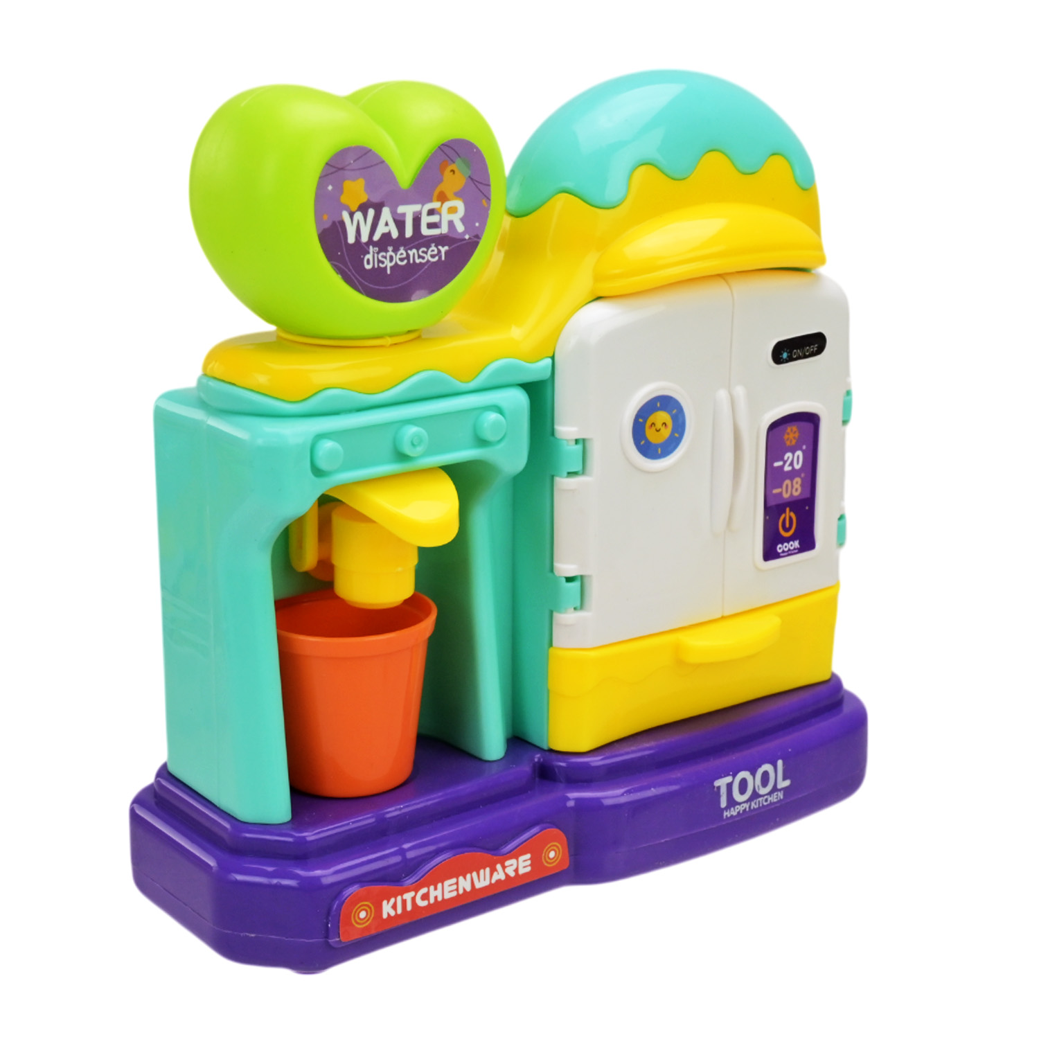 Побутова техніка арт. B2111 (144шт/2) кулер(вода тече) та холодильник, мікс кольорів, 8 шт у д.б. ціна за 1 шт дисп.бокс. 30*25*29см