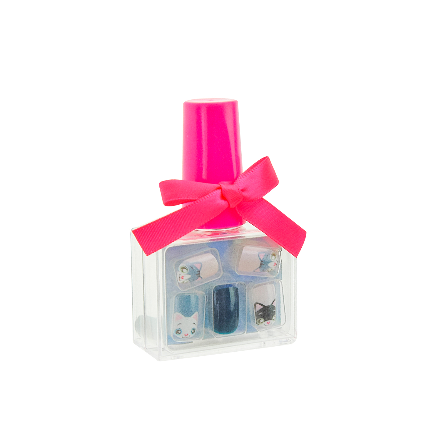 Аксесуари для дівчат арт. PL-524-003 (144шт) Накладні нігті, мікс 6 видів, на клейовій основі, 24 шт в упаковці, 6 д.б*24 шт дисп.бокс. 5*8*3см